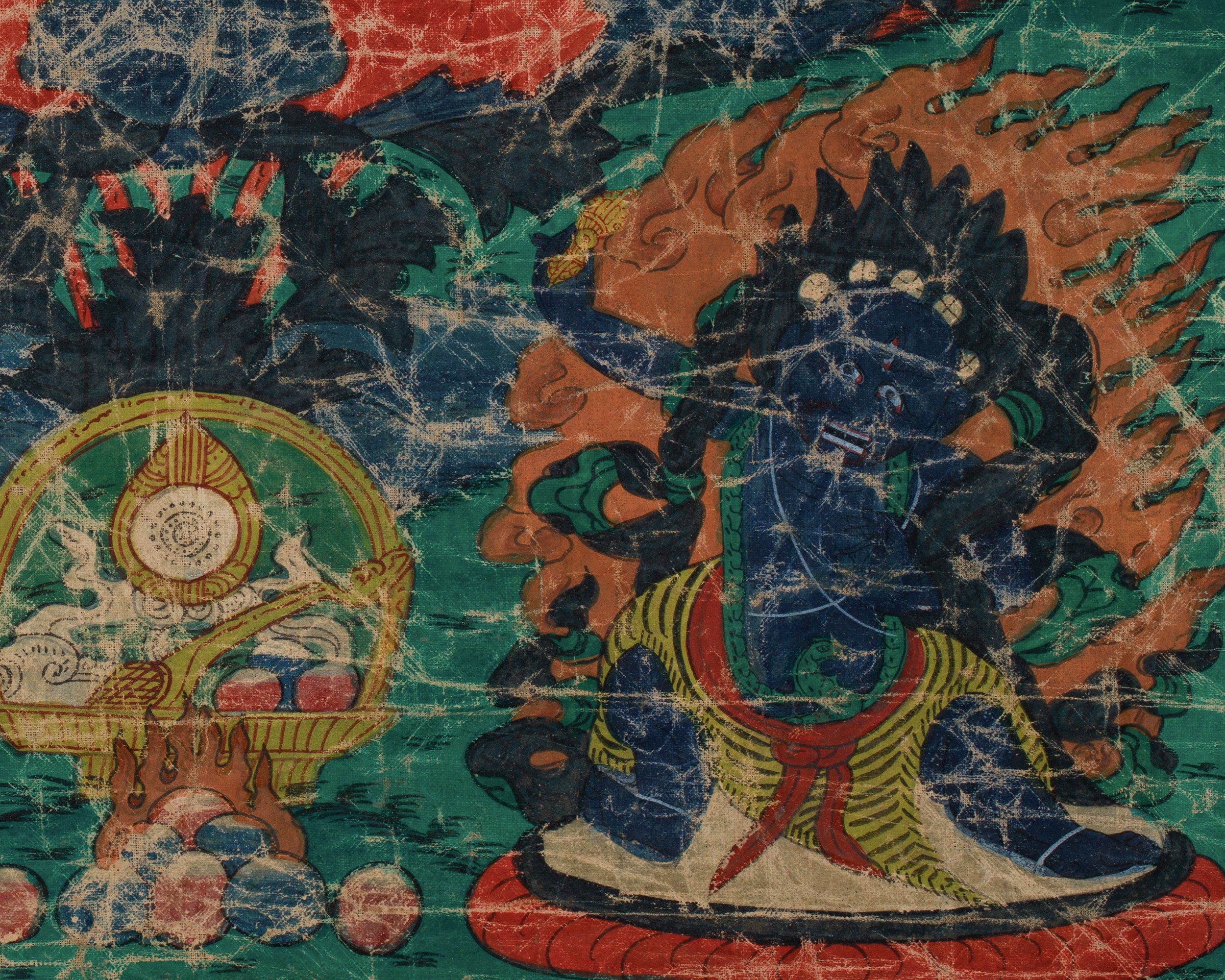 Vintage Chenrezig Thangka | Avalokiteshvara, Bodhisattva of Compassion