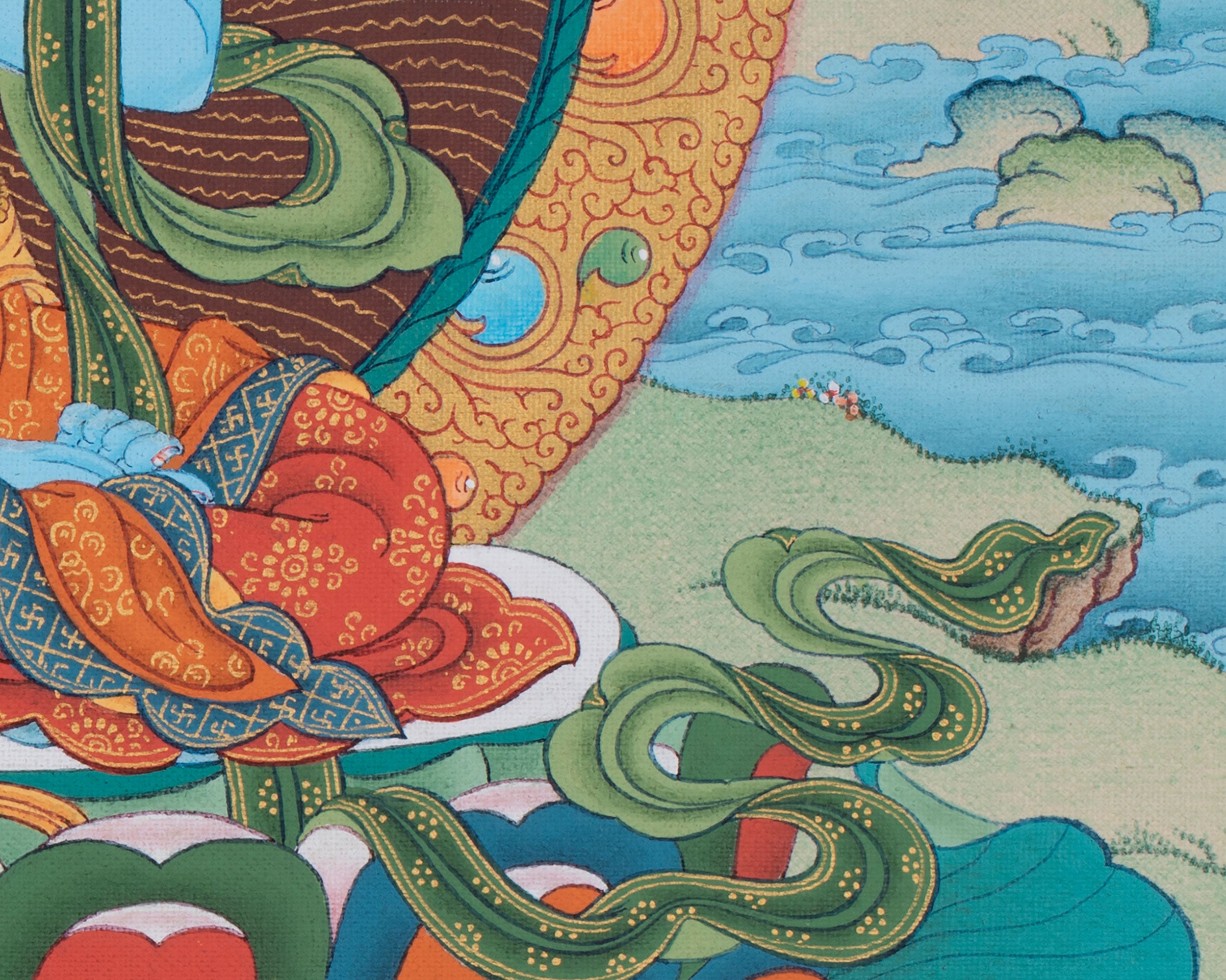 Akasagarbha Print | Bodhisattva of Wisdom and Space