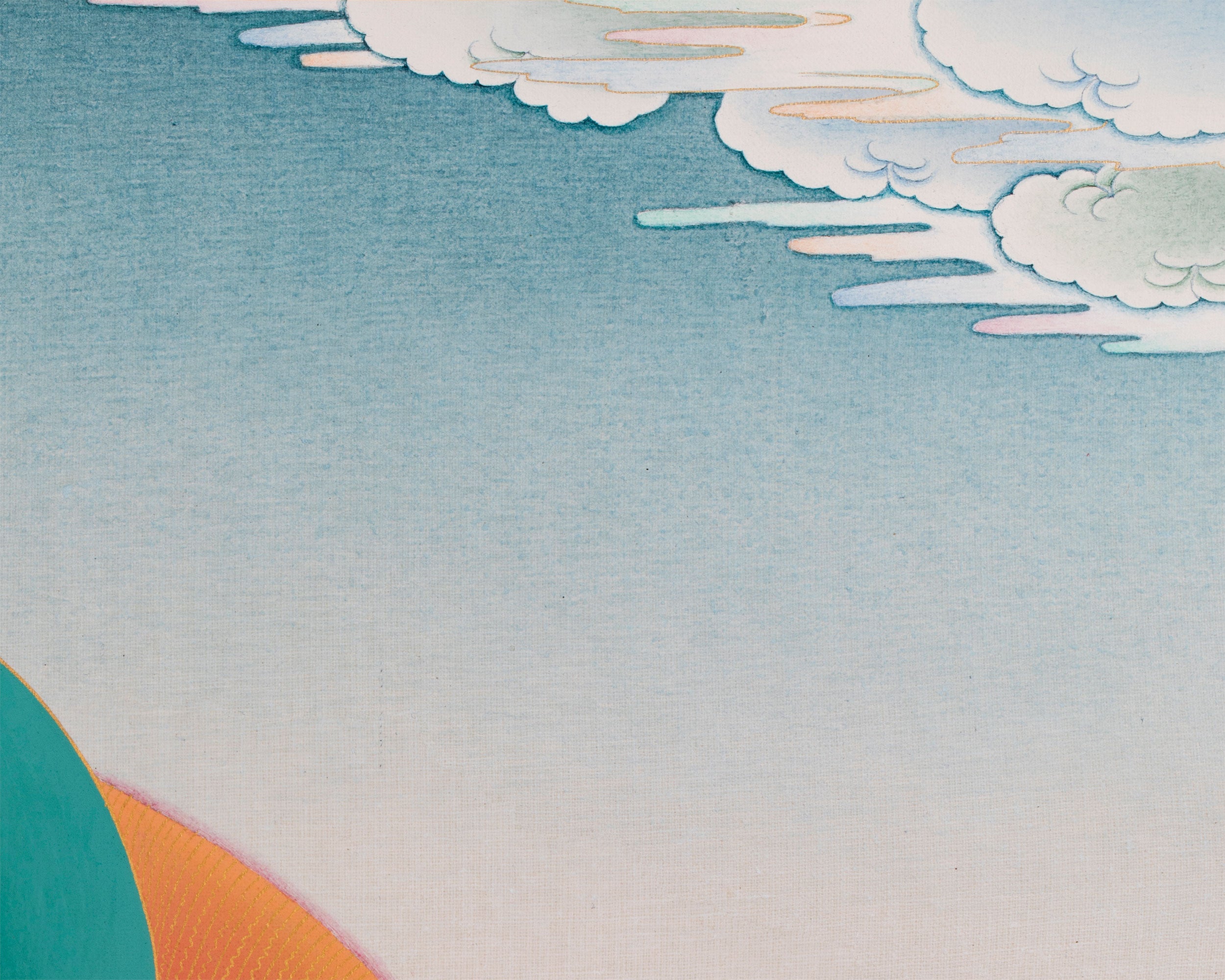 Goddess Marichi Thangka Print | Eight Armed Protector Deity | Canvas print