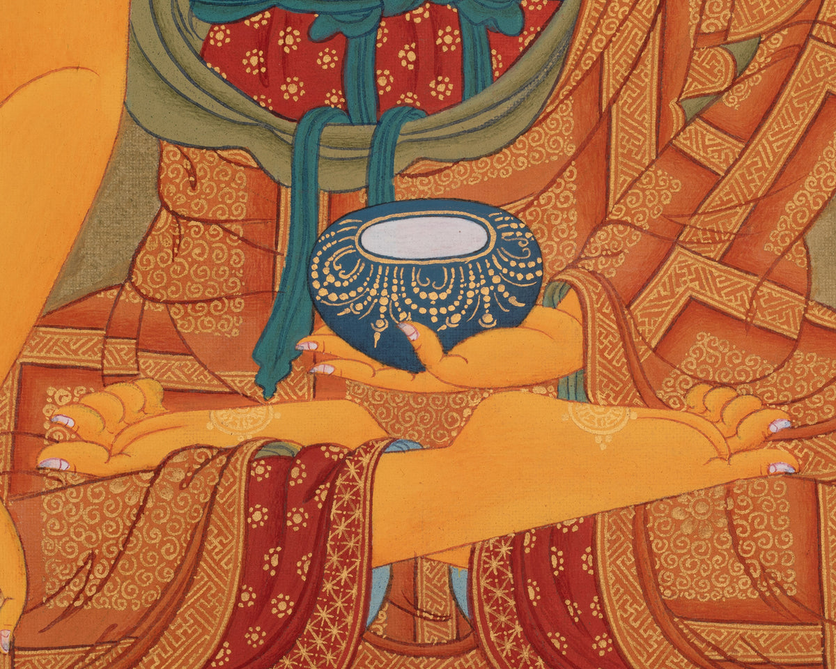 Shakyamuni Buddha Buddhist Thangka | Sacred Artwork of Enlightenment and Wisdom