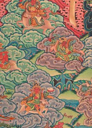 Palden Lhamo Thangka Print | Invoking the Power of the Goddess | Wall Decoration