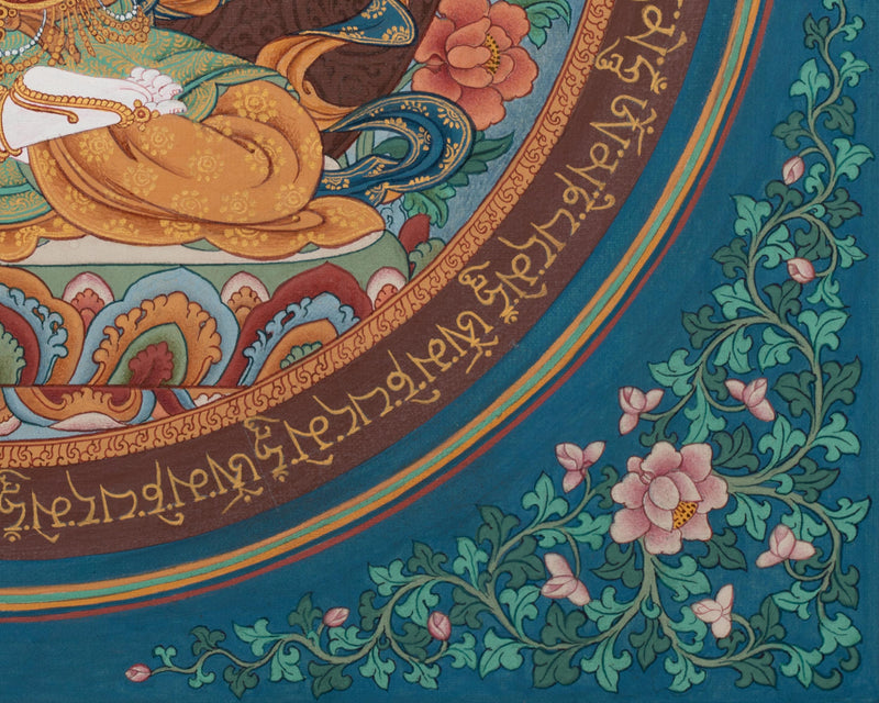 Chenresig Mantra-Mandala Thangka