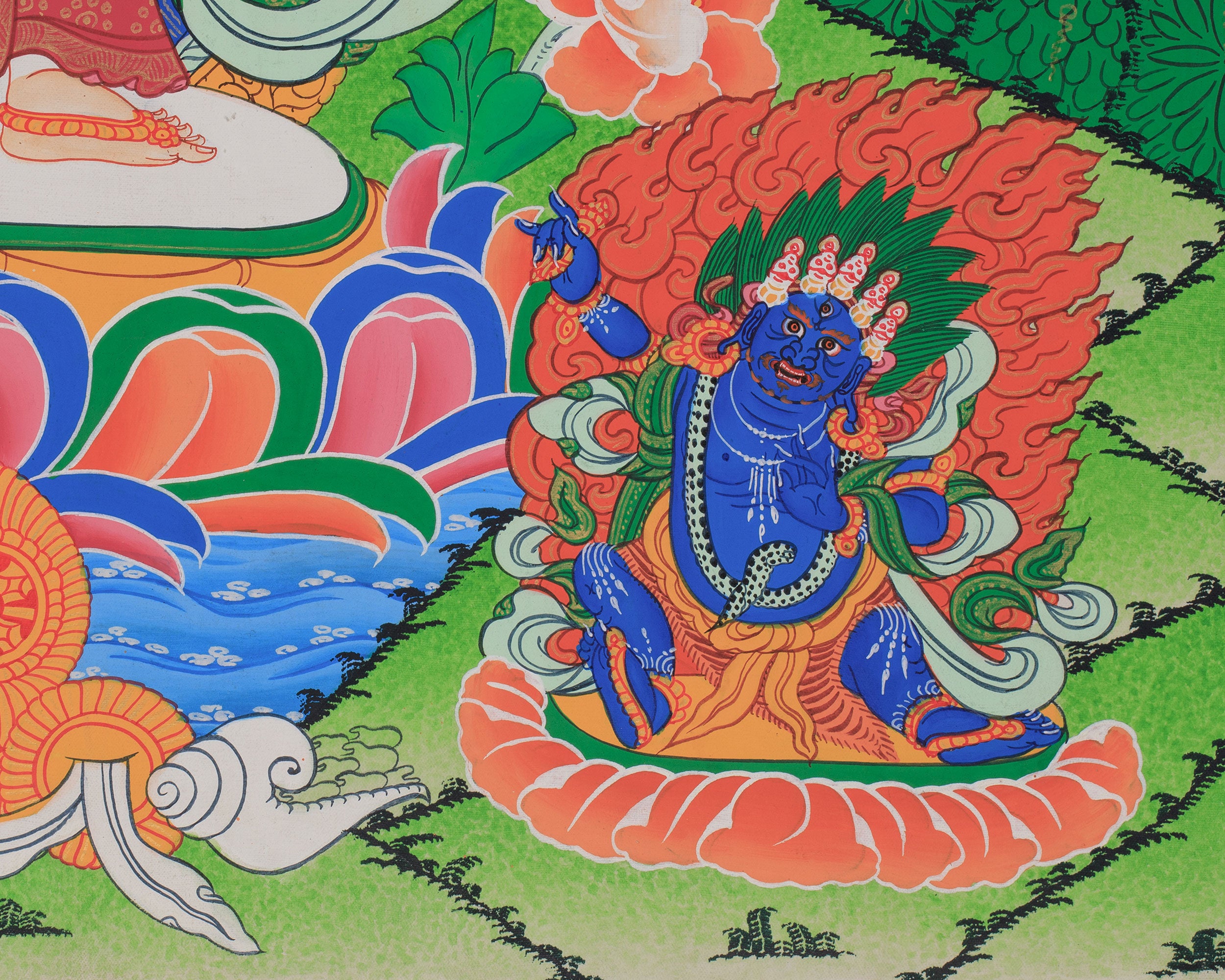 Tibetan Bodhisattva 1000 Armed Avalokiteshvara | Compassionate Protector of All Beings