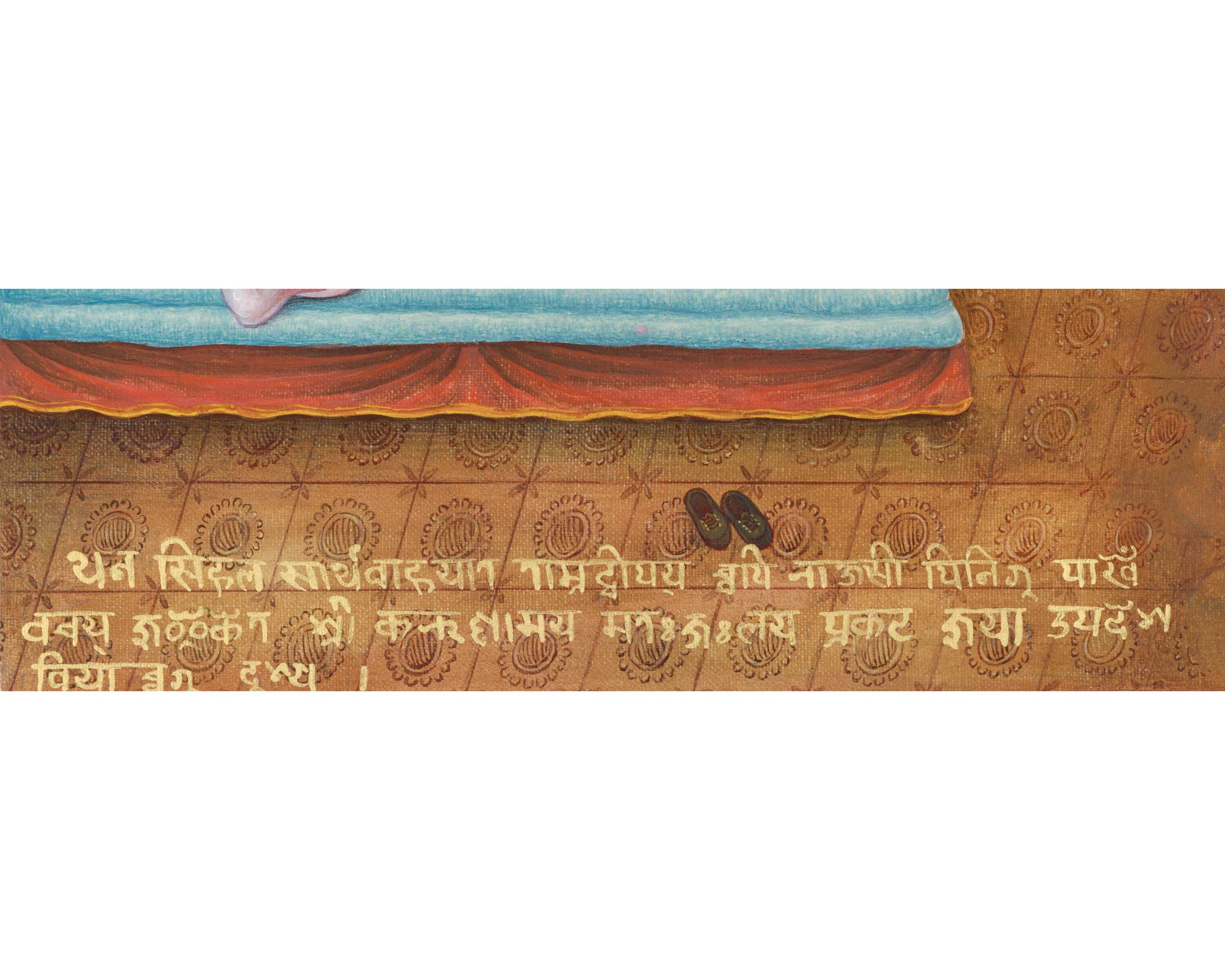 Red Chenrezig Thangka Print | Boddhisattva Avalokiteshvara | Traditional Art Print of Chenresig