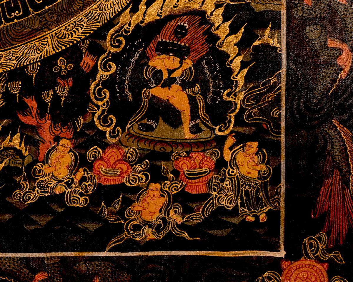 Buddha Mandala Art | Traditional Tibetan Thangka | Wall Decors