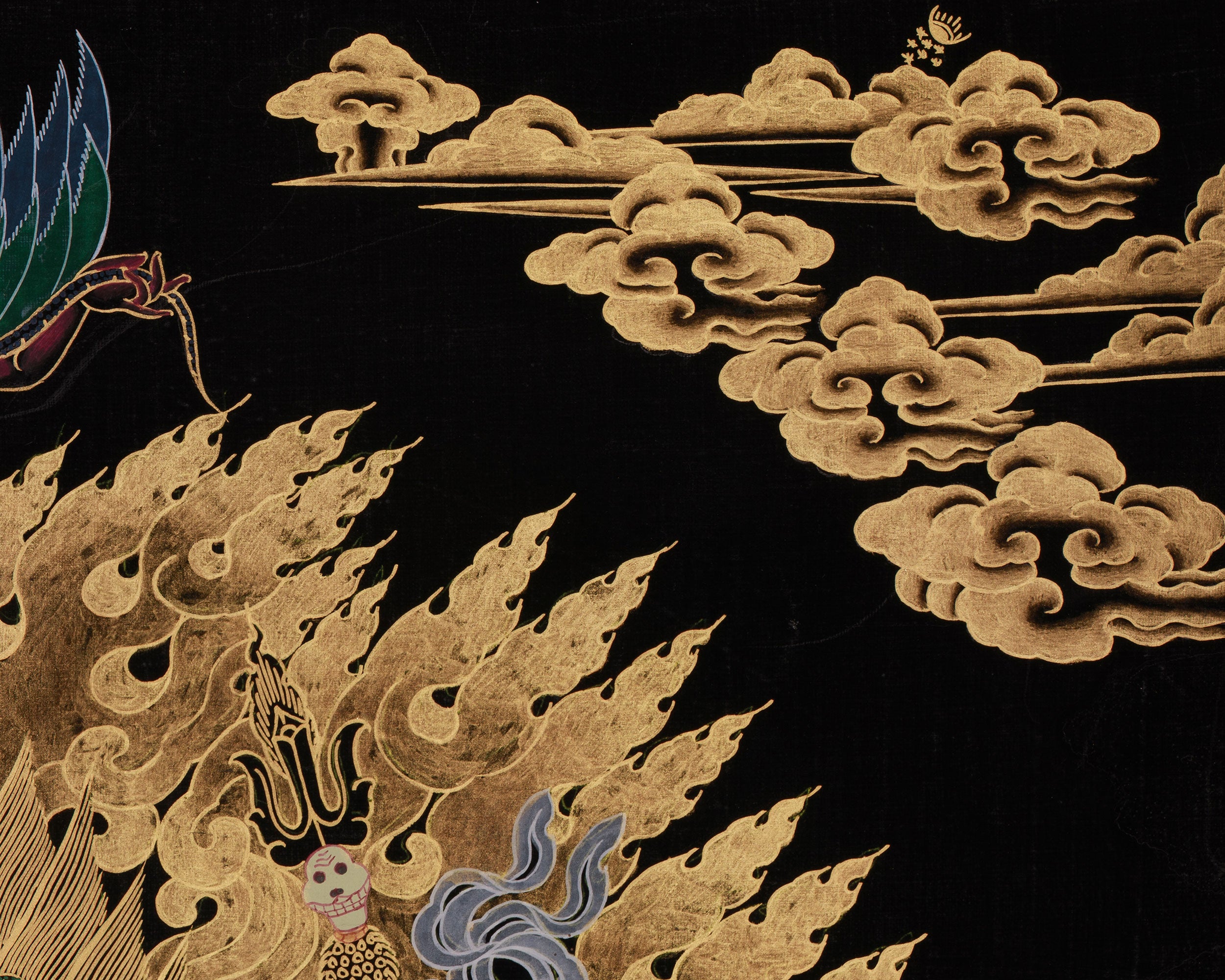 Protector Six-Armed Mahakala Thangka | Fierce Guardian Deity Art