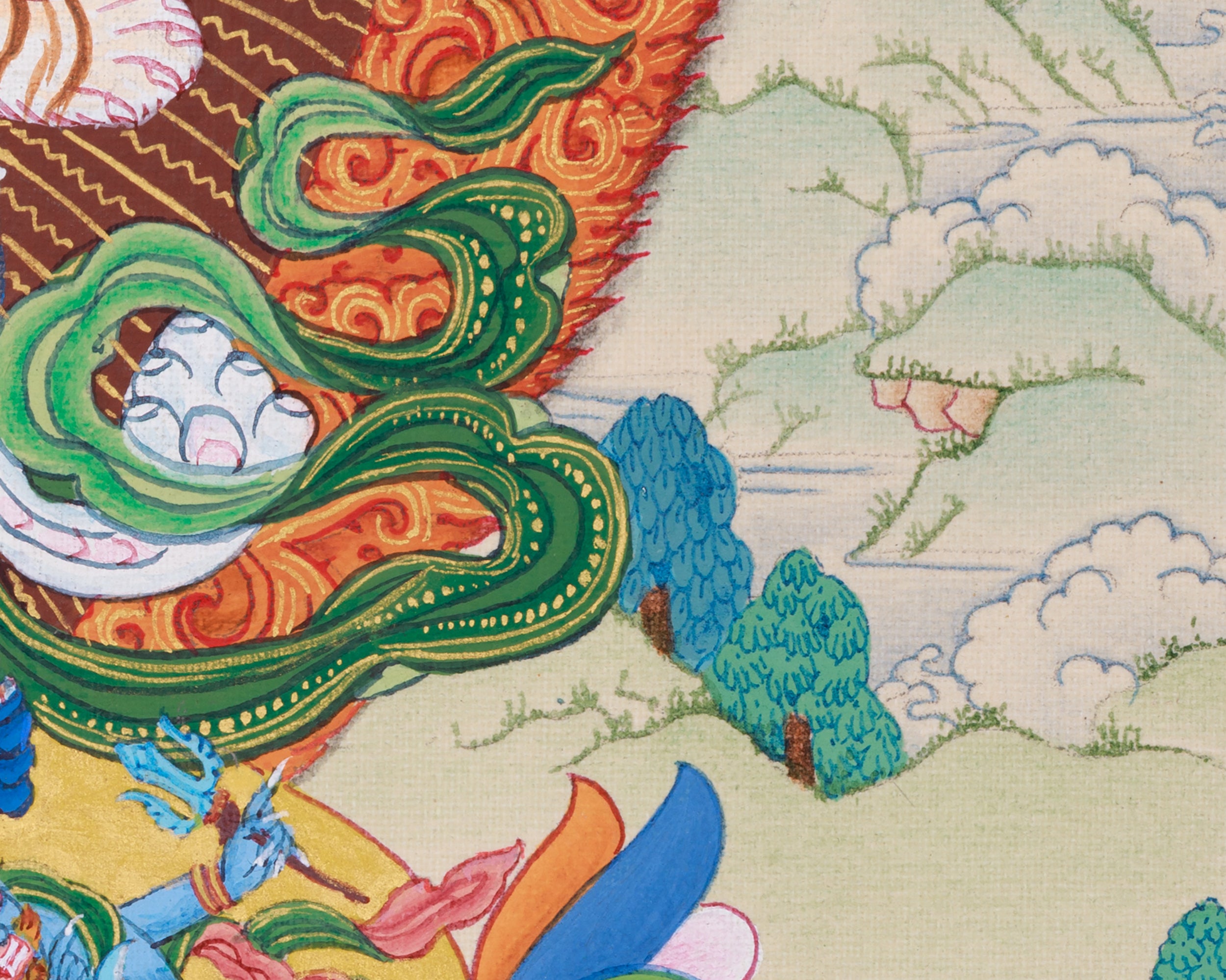 Tibetan Chakrasamvara Thangka | Deity of Enlightened Union & Transformative Energy