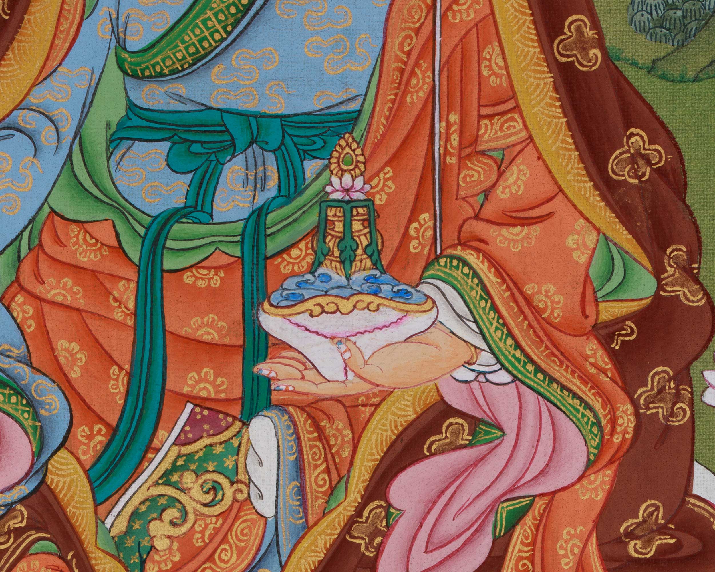 Divine Guru Rinpoche Artwork | Embodiment of Enlightened Presence | Wisdom Deity