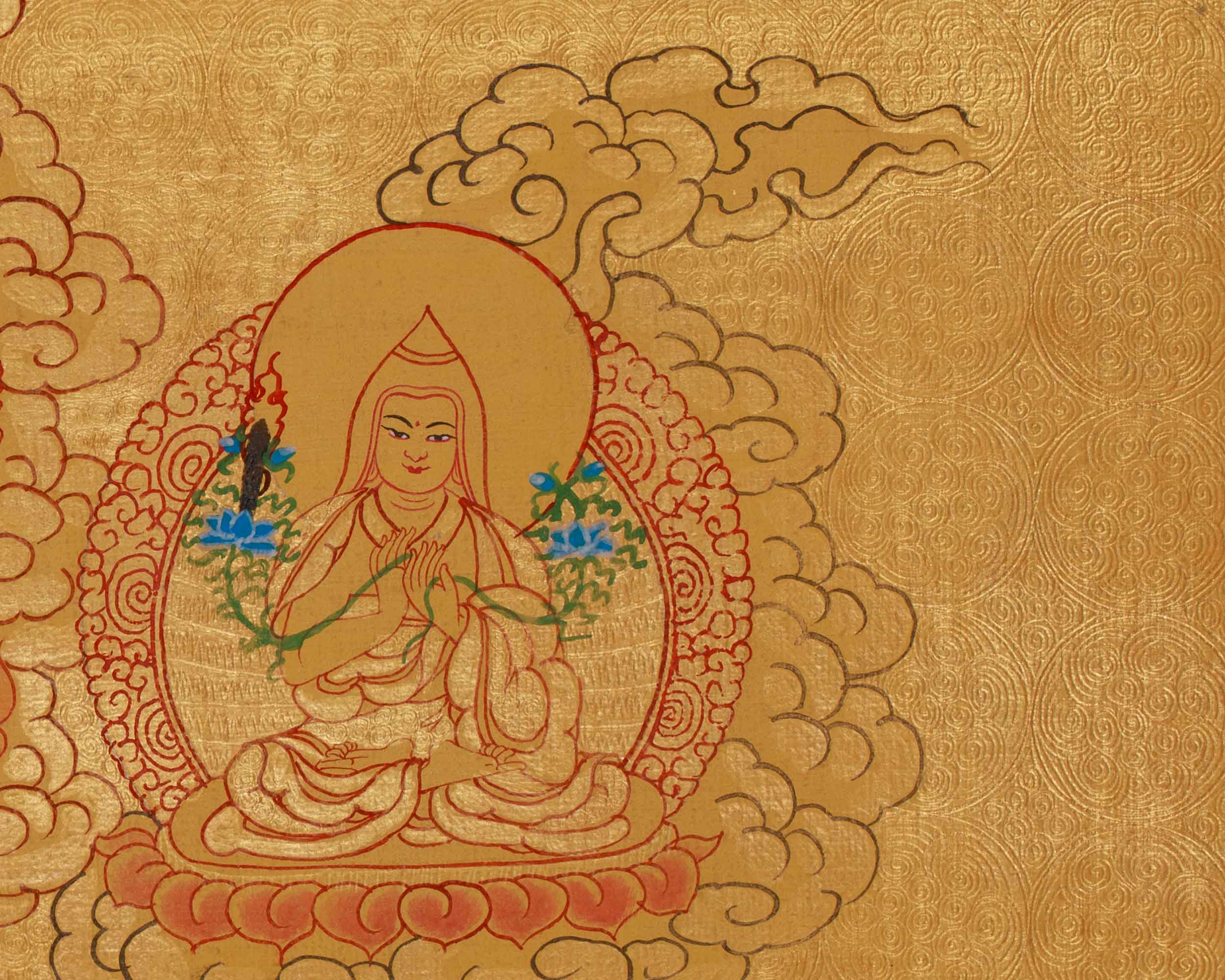 Handmade White Tara Thangka | Bodhisattva of Compassion and Lifelong Wellness