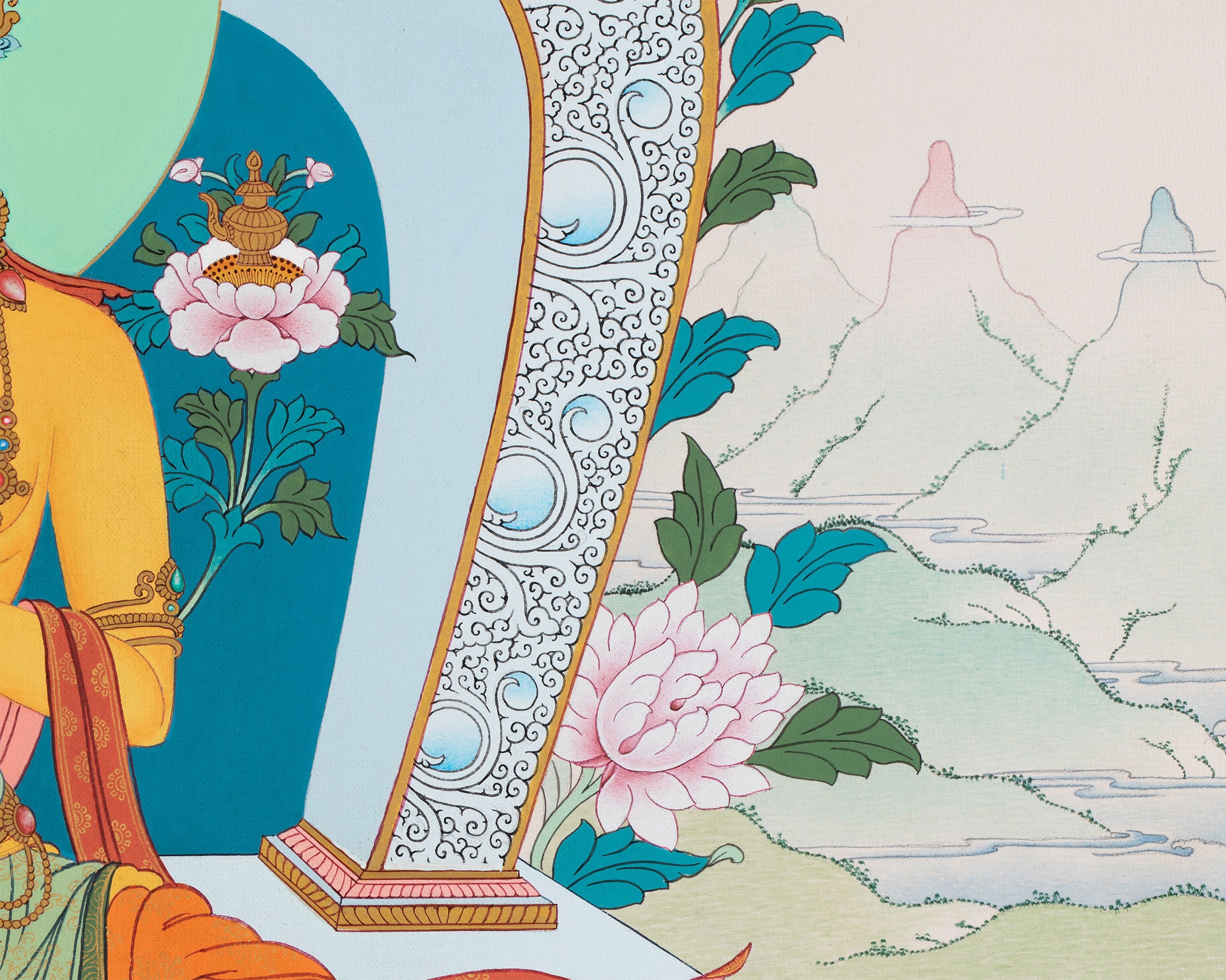 Maitreya Buddha Print | Future Buddha of Loving Kindness | Canvas Print