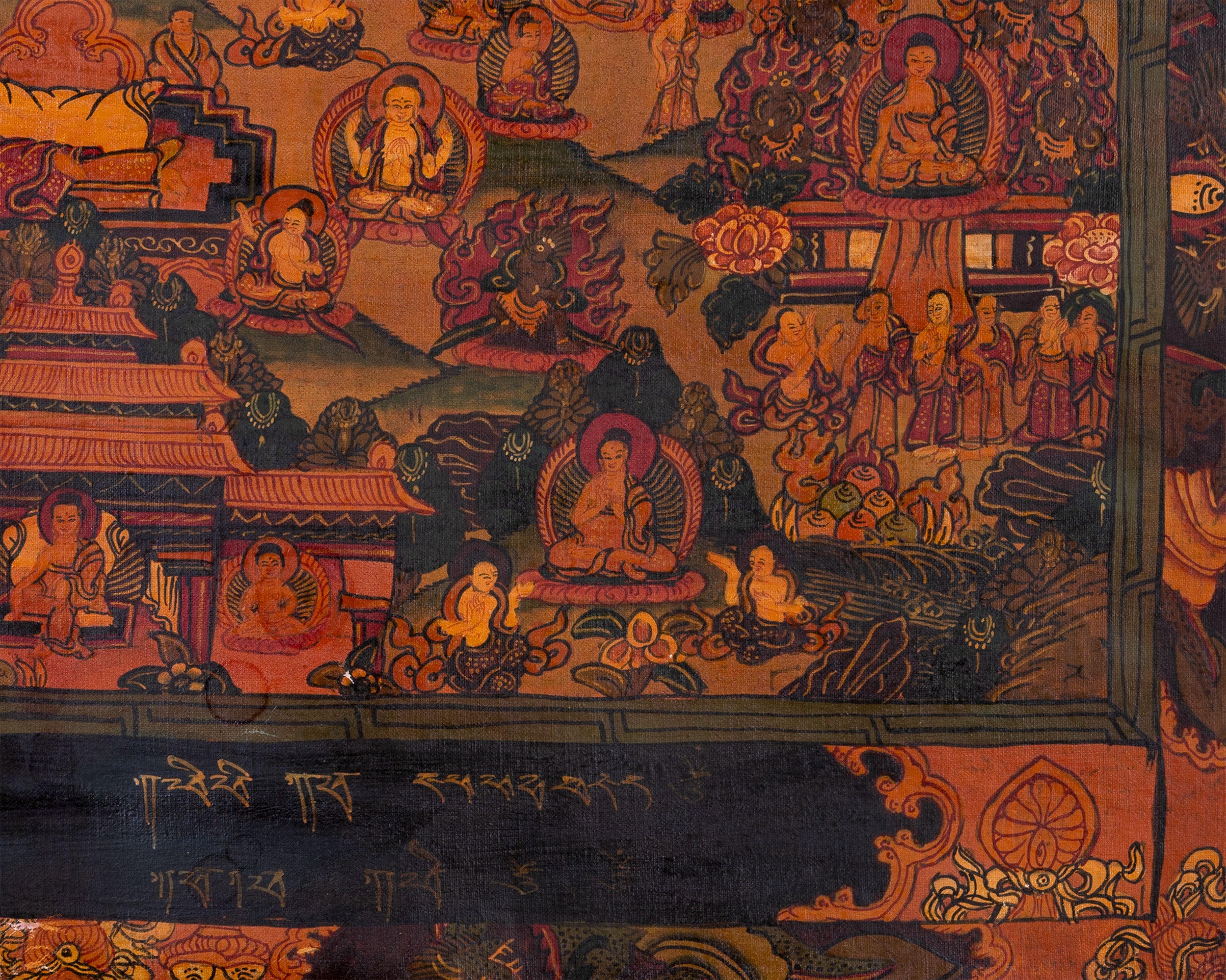 Buddhist Buddha Life Story | Religious Thangka | Wall Decors