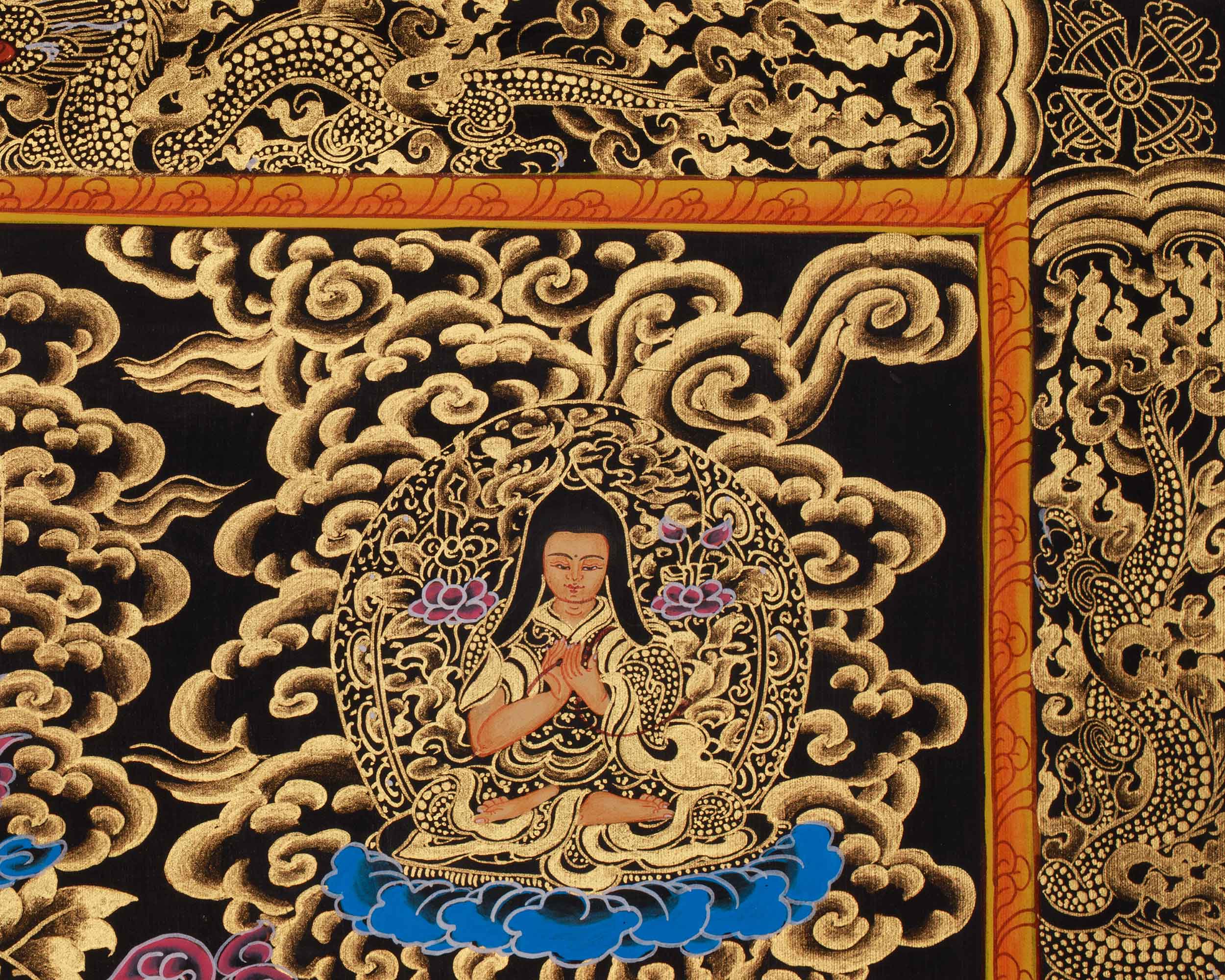 75cm White Tara Thangka | Symbol of Protection & Healing