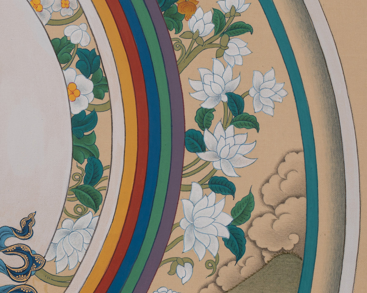 White Tara Goddess Thangka | Revered Female Buddha in Tibetan Buddhism