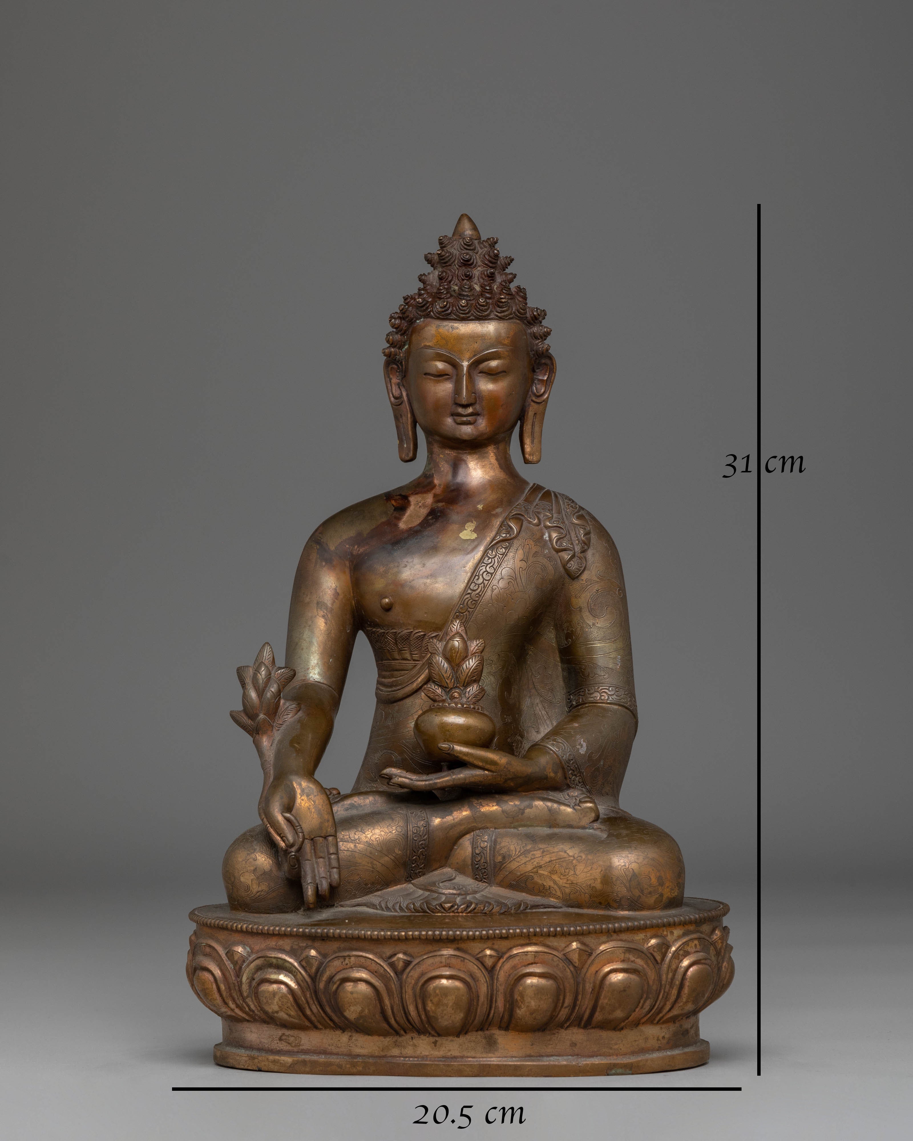 Medicine Buddha for Healing | Ideal for Altar Decor & Shrine