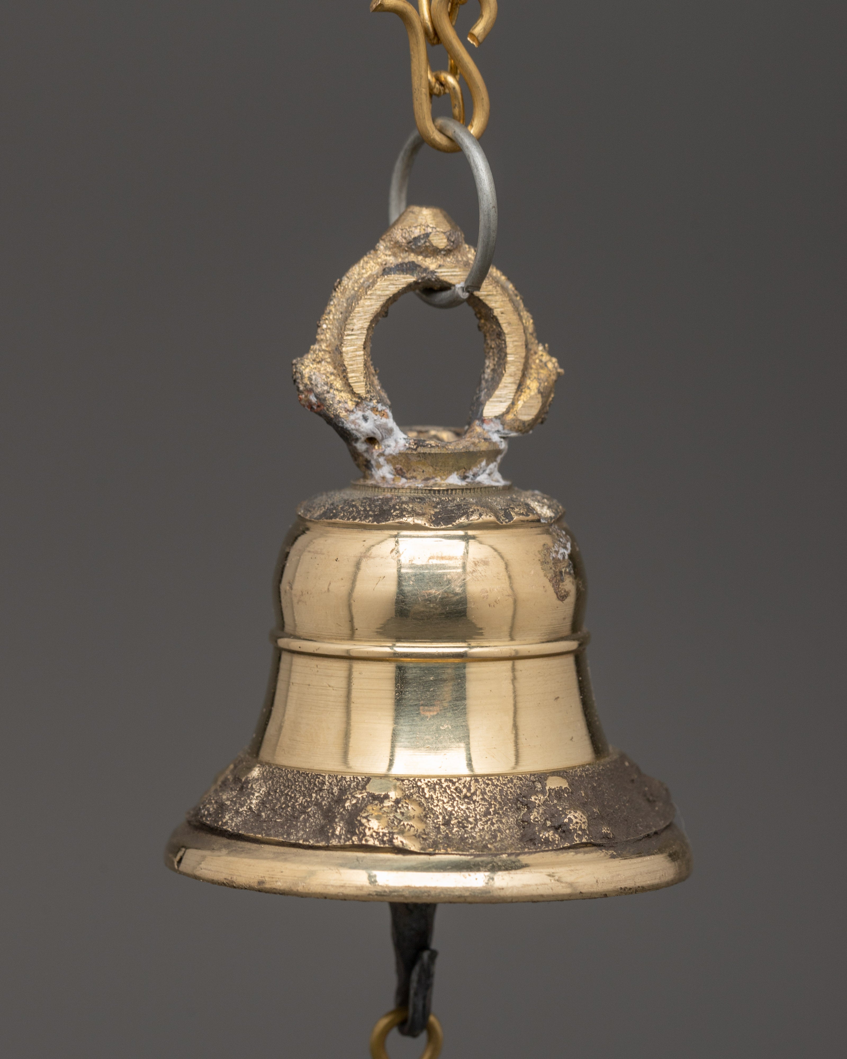 Traditional Tibetan Hanging Bell | Symbol of Awakening