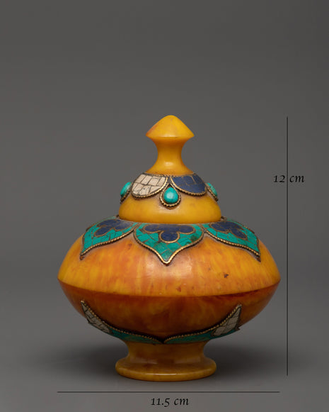 Ritual Offering Rice pot | Altar Decoration Sacred Offering Pot