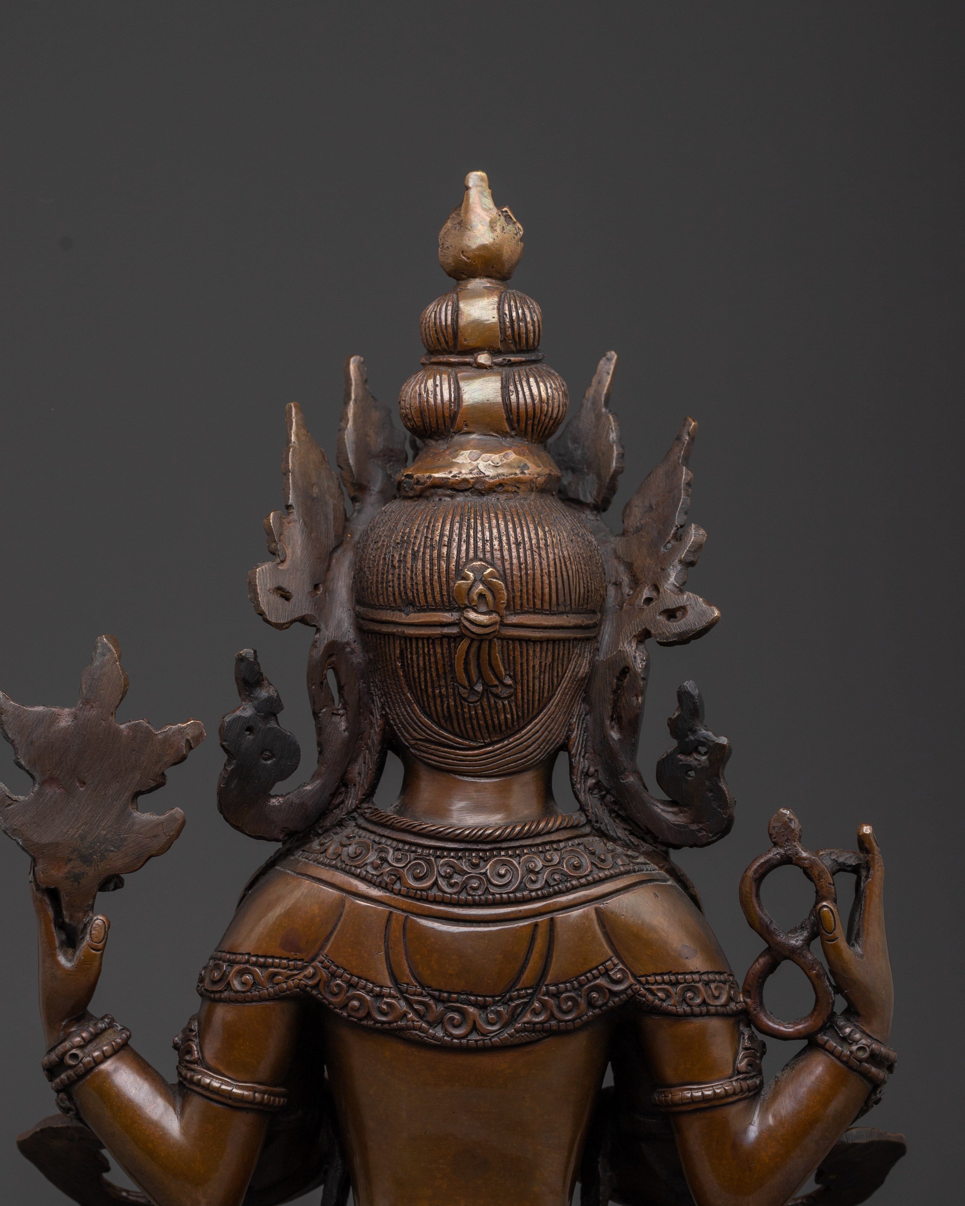 Kind Bodhisattva Chenrezig Statue | Avalokiteshvara Handmade Artwork