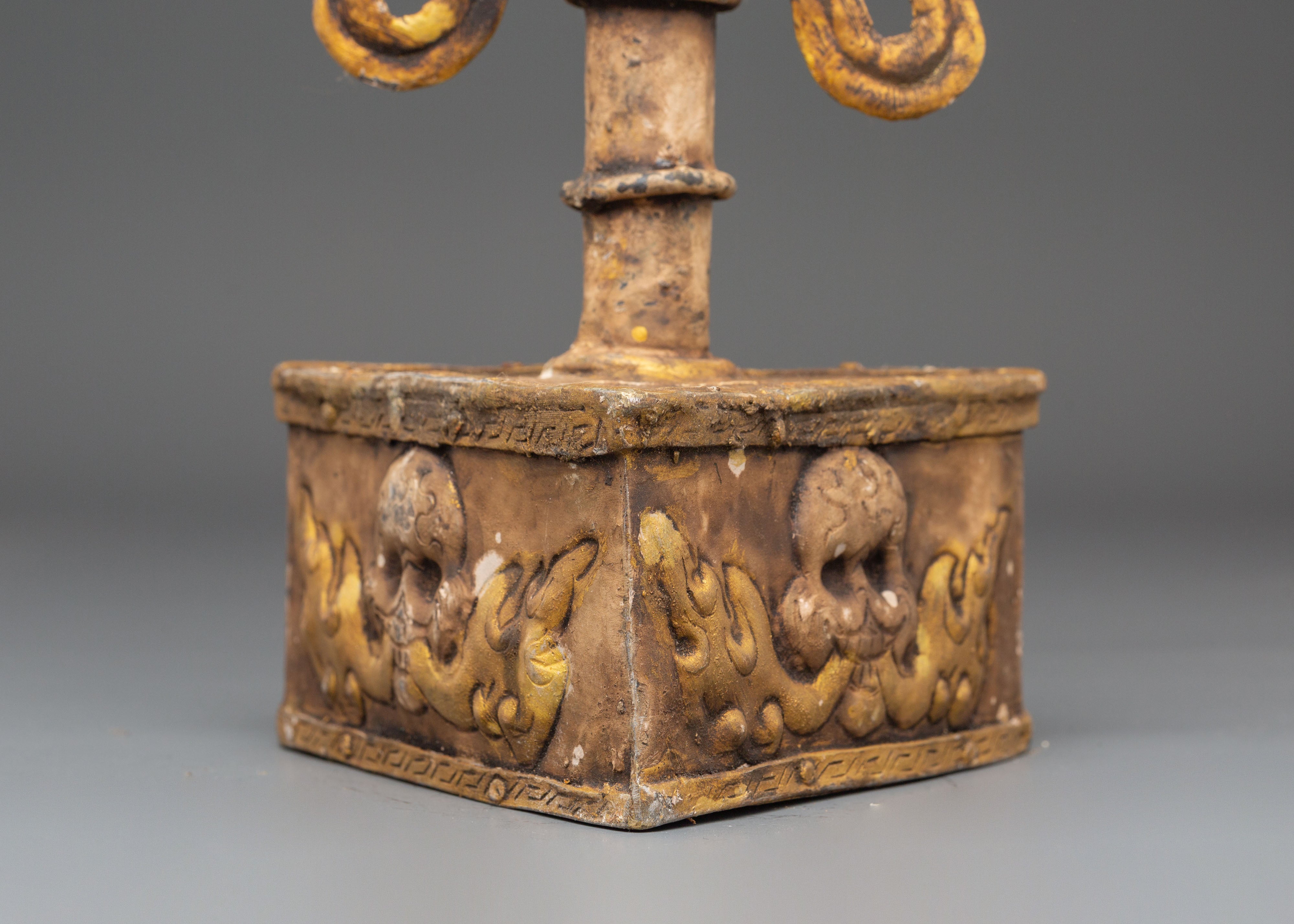 Tibetan Skull Ritual Decor | Sacred Buddhist Art