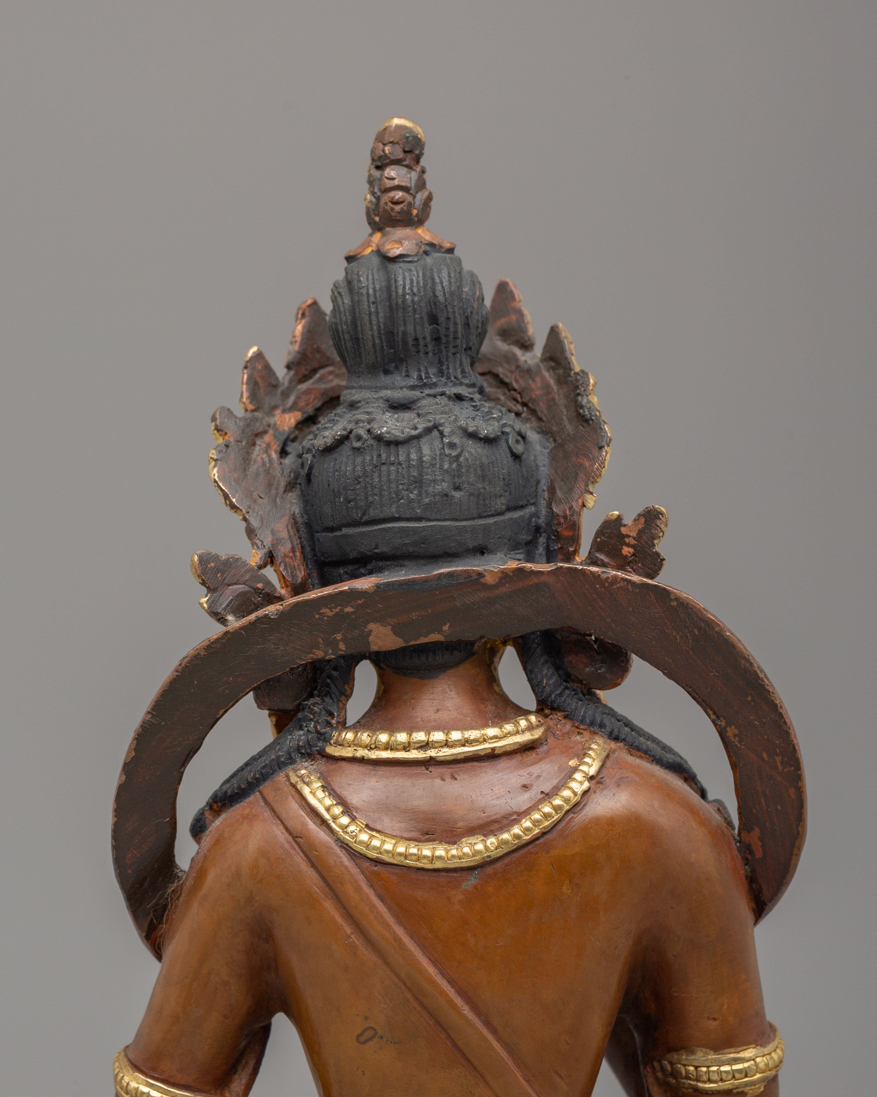 Vajrasattva Copper Handmade Sculpture | Tibetan Buddha Statue