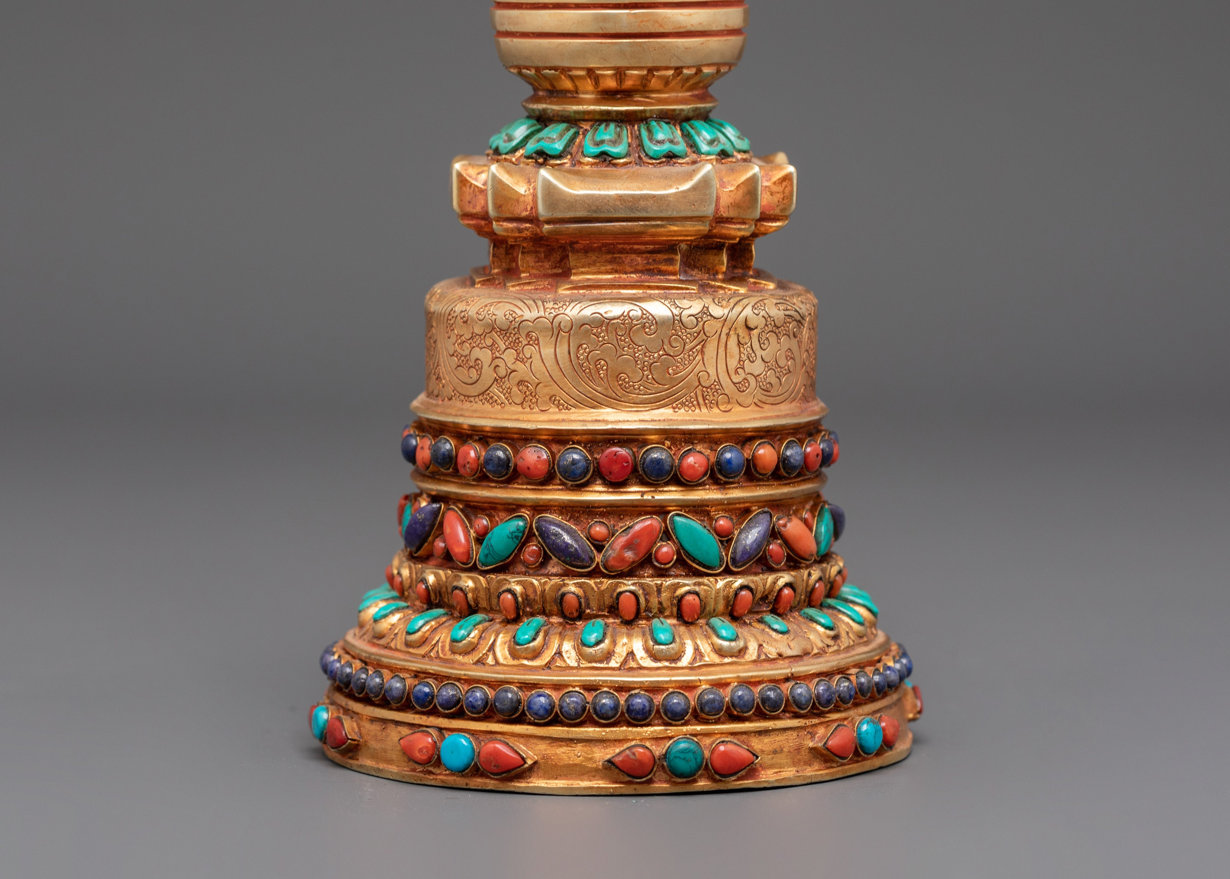 Sacred Tibetan Stupa Sculpture | Symbol of Peace and Enlightenment