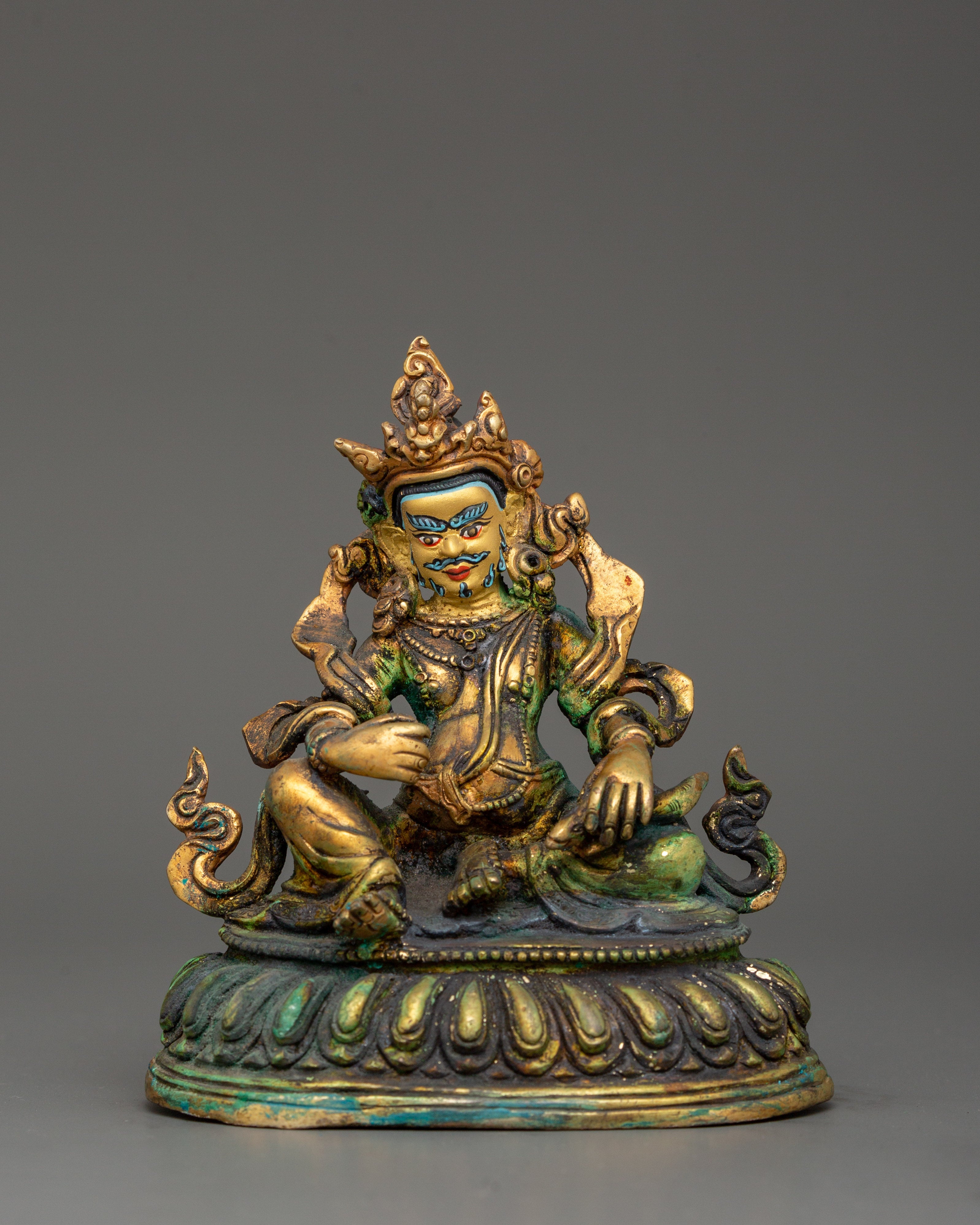 Chatur Maharaj Set | Majestic Gold-Plated Copper Statues for Divine Blessings