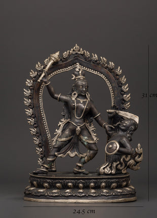 Baglamukhi Devi Statue | Wrathful Hindu Goddess