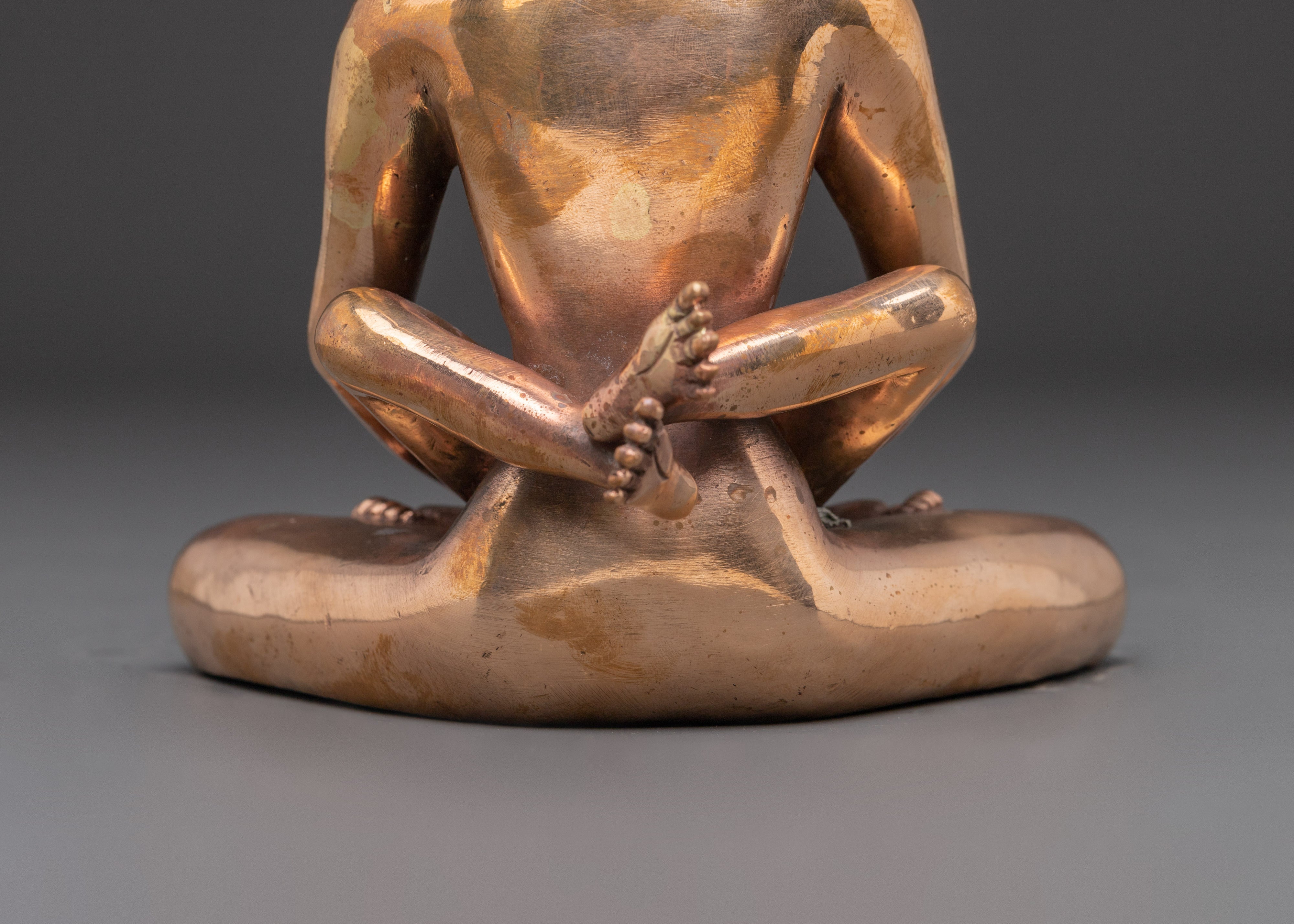 Samantha Bhadra with consort statue | Symbol of Enlightenment