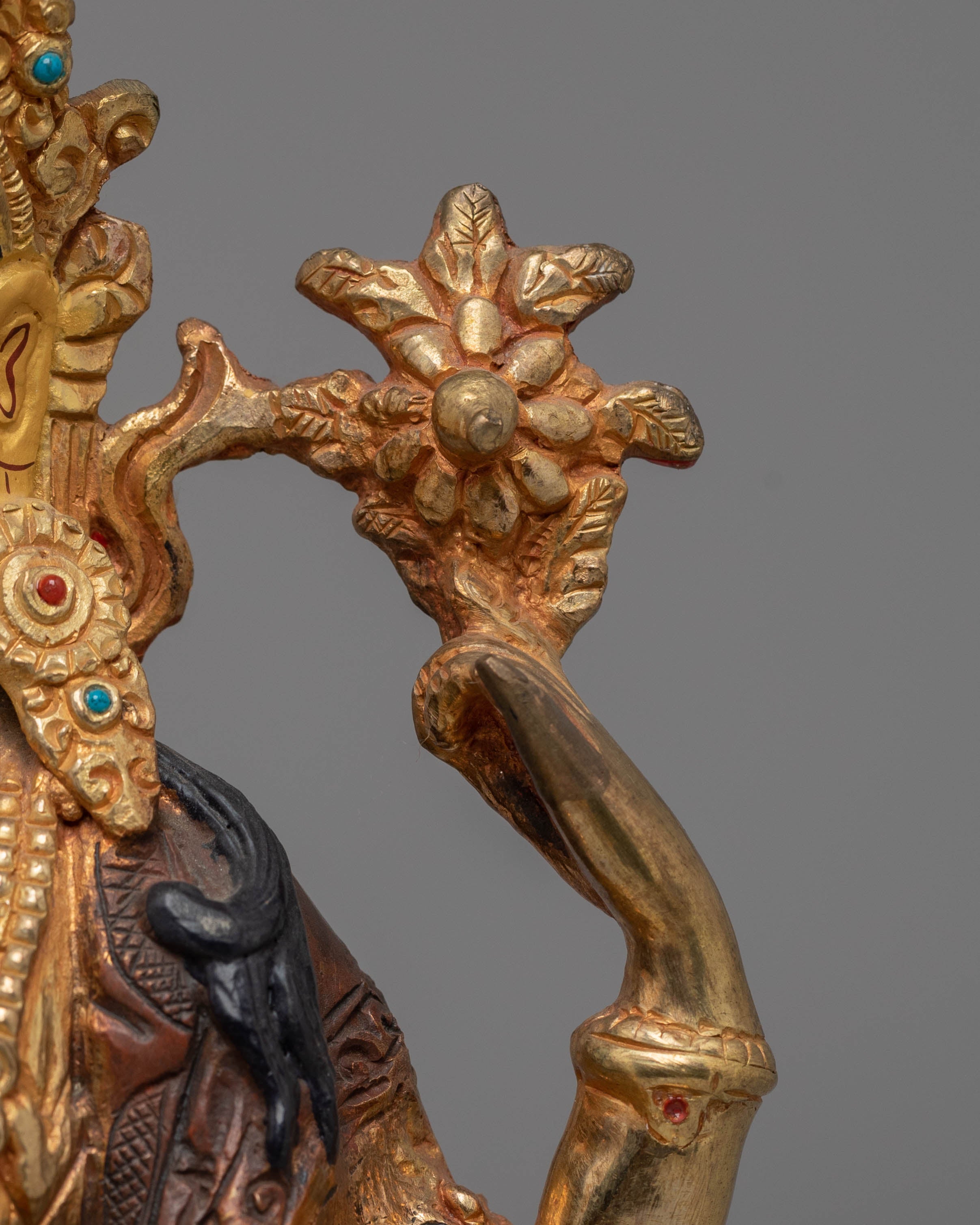 Tibetan Bodhisattva chenrezig Handmade Statue | Buddhist Sculpture