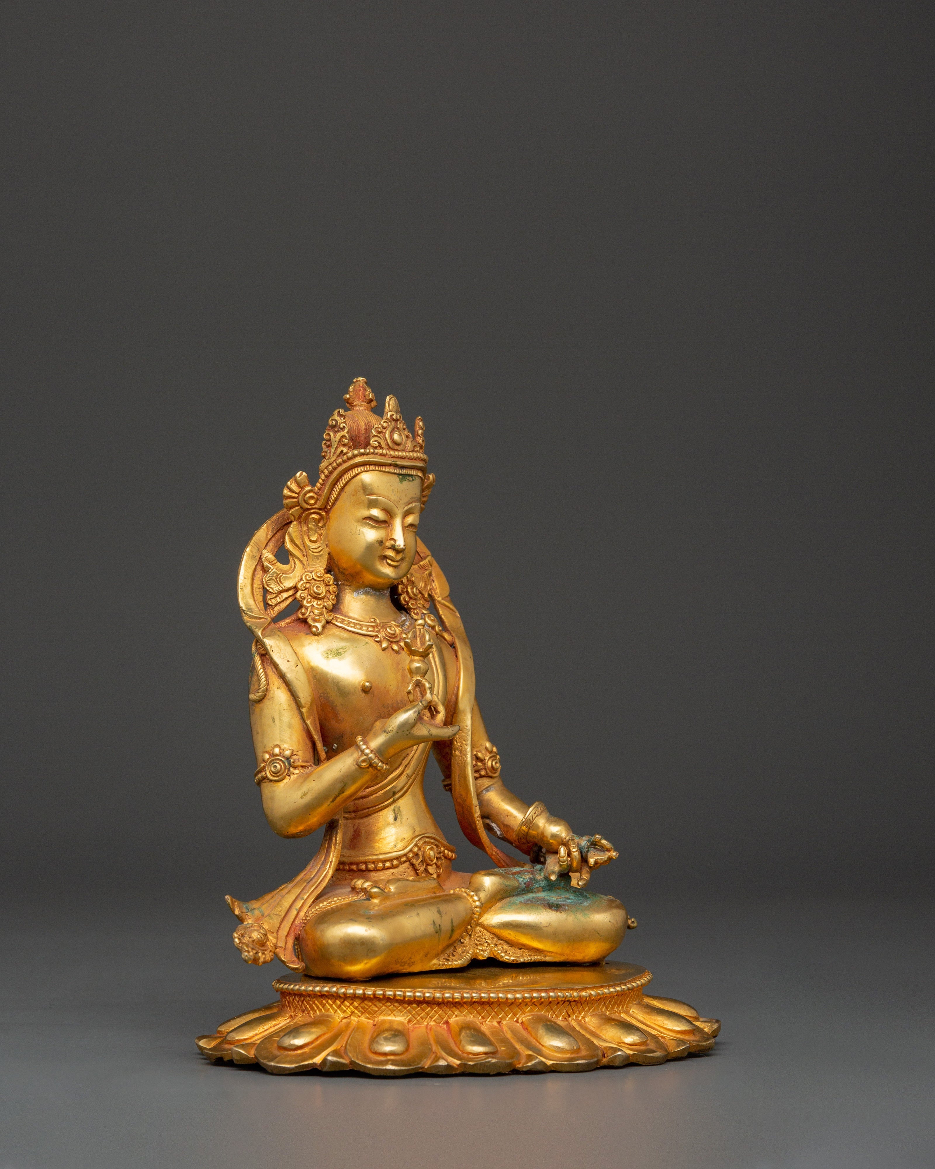 Elegant Vajrasattva Statue | 19cm Spiritual Decor