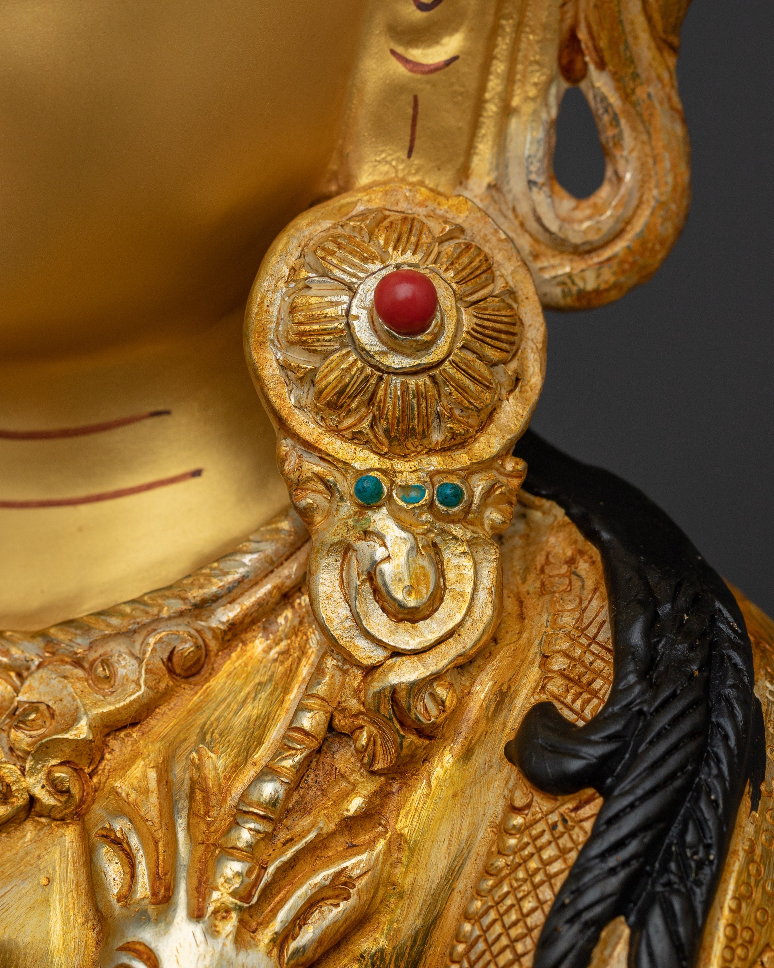 Golden Four Armed Chenrezig Statue | Spiritual Enlightenment