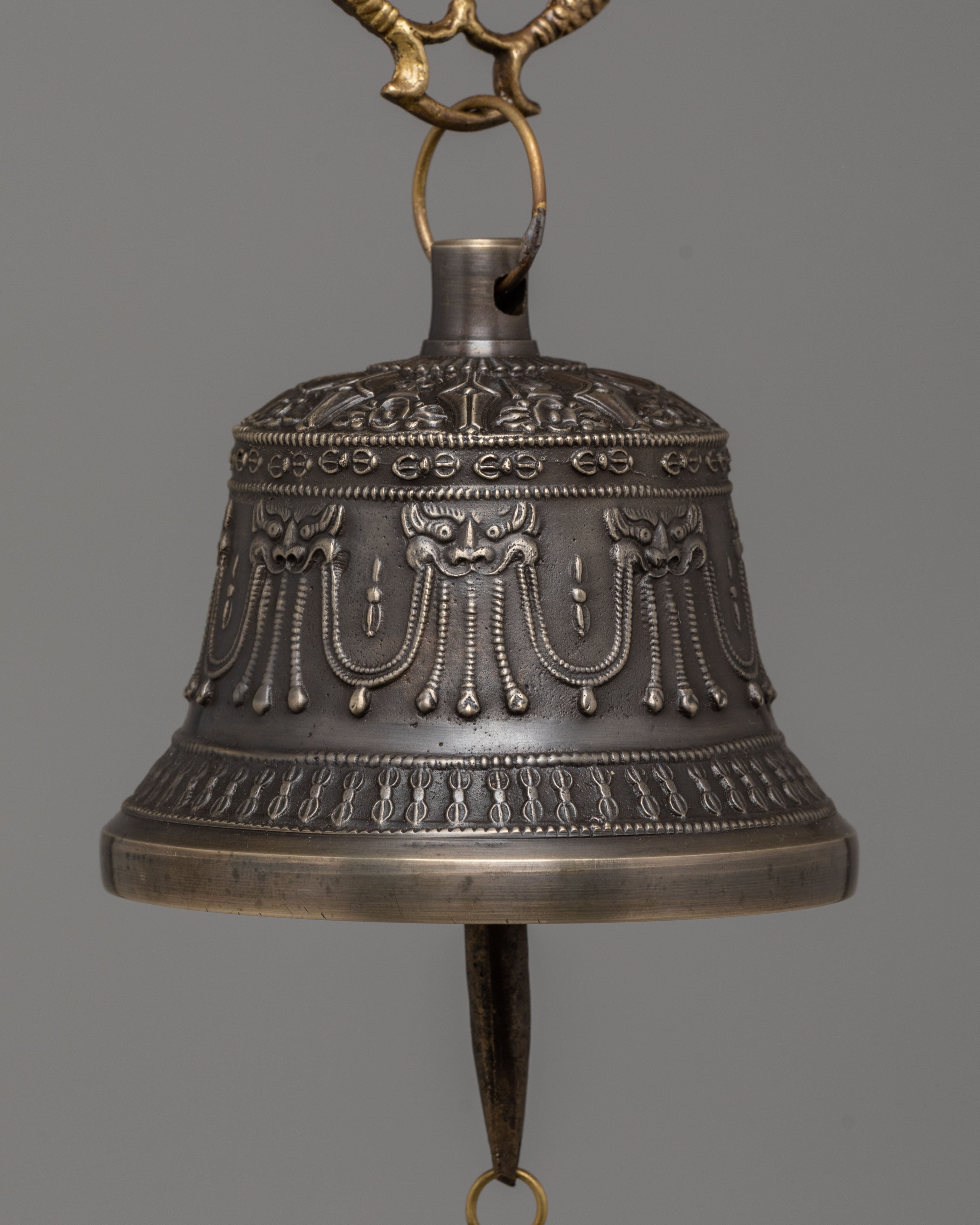 Tibetan Copper Hanging Bell | Traditional Tibetan Art