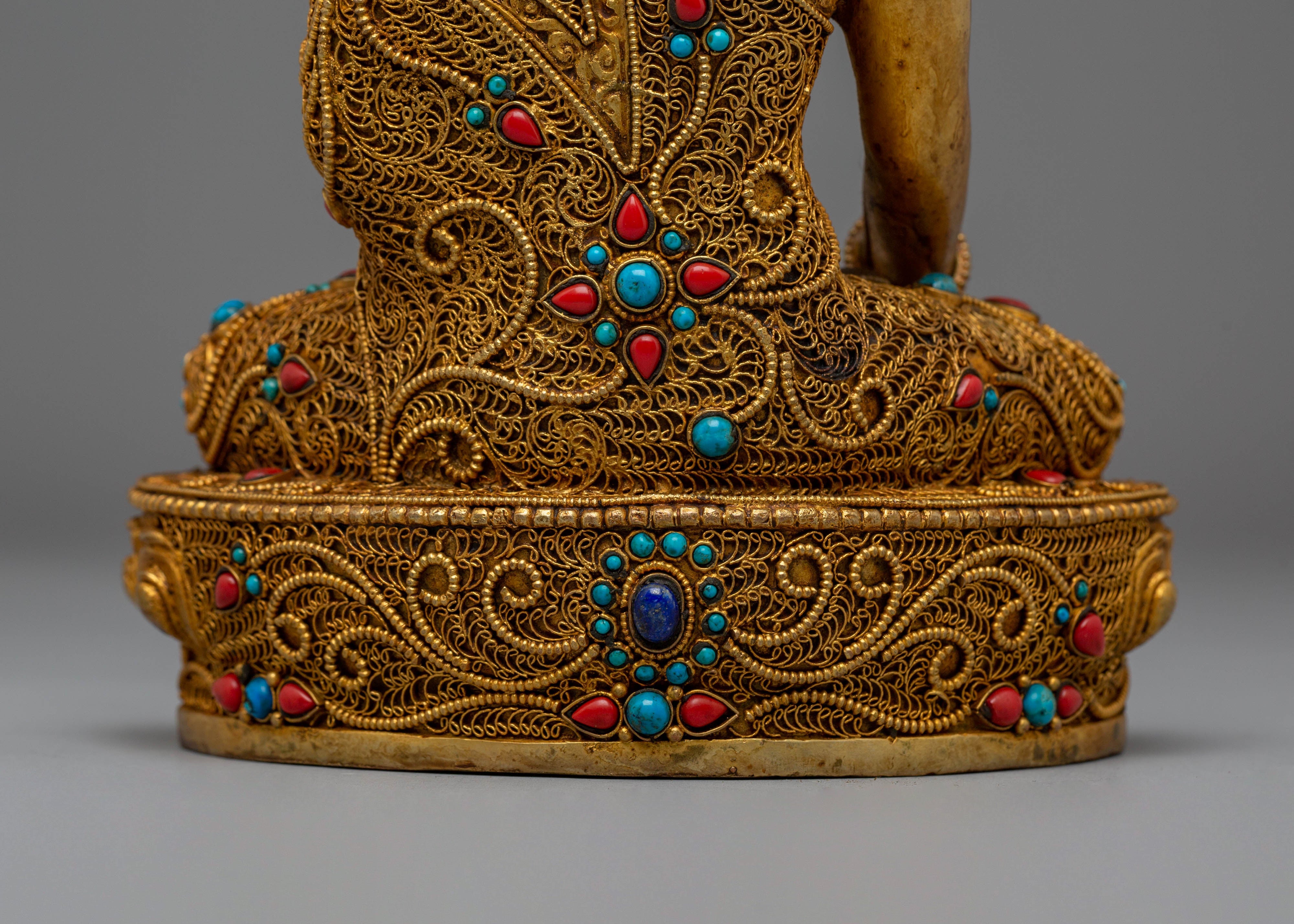 Handmade Shakyamuni Buddha Sacred Altar Statue | Himalayan Buddhist Art