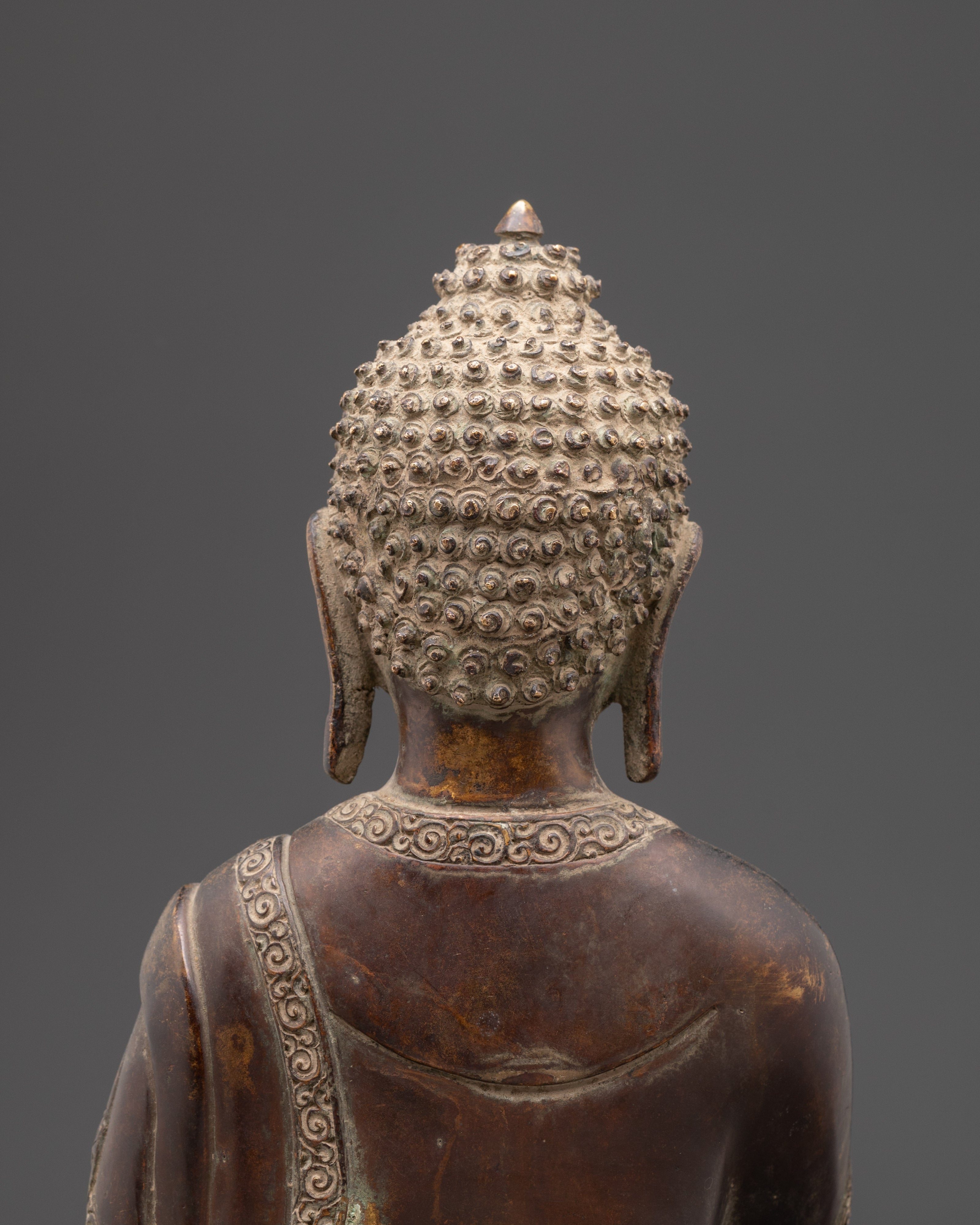 Spiritual Enlightenment Shakyamuni Statue | Handcrafted Copper Buddha Sculpture