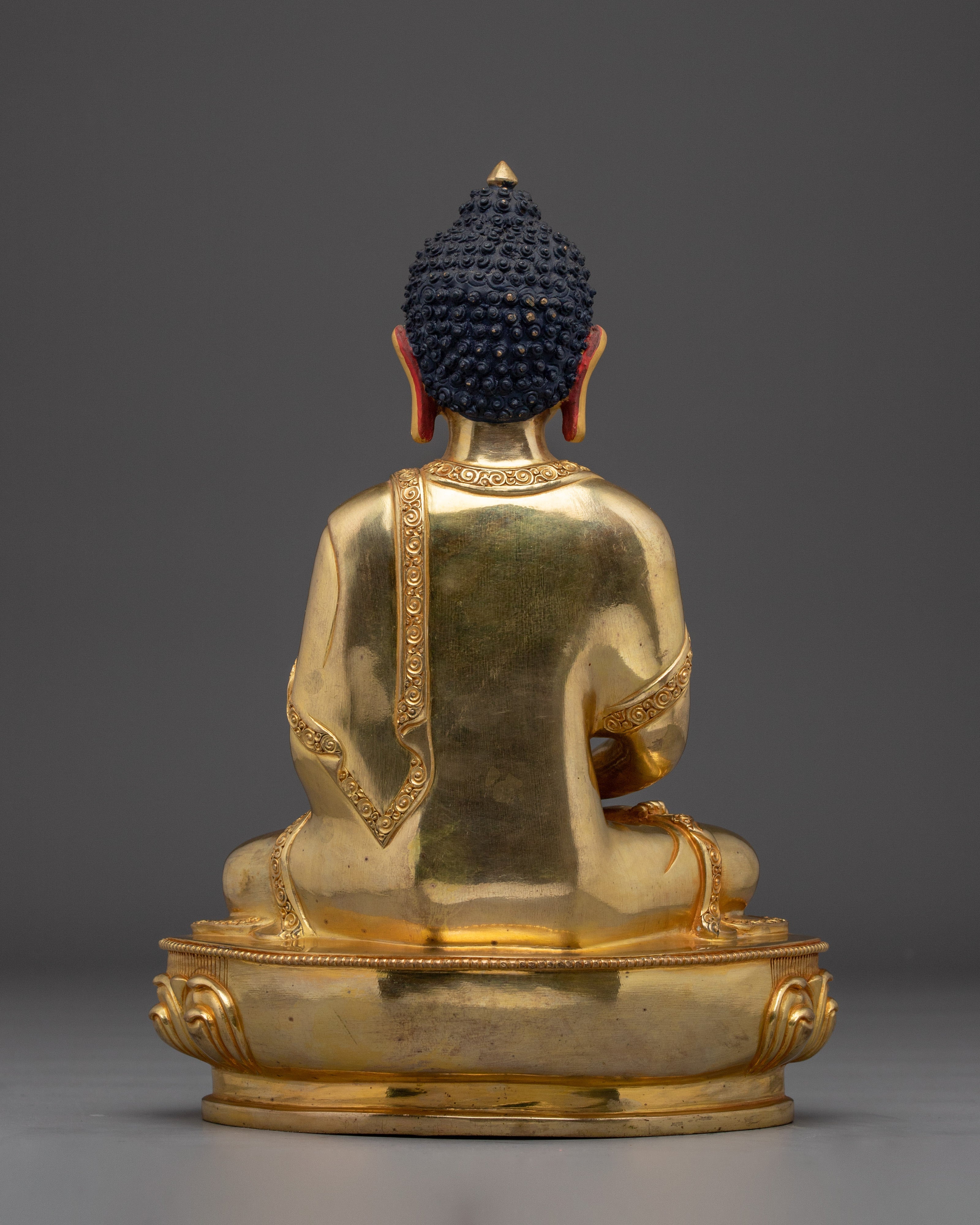 Amitabha Buddha Statue Gold Gilded | Symbol of Infinite Light and Compassion