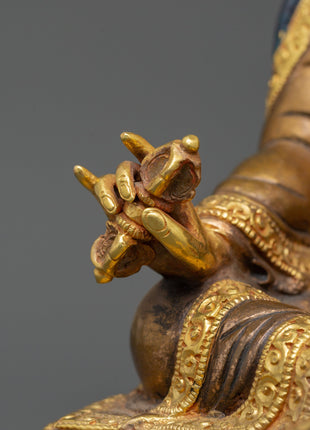 Rinpoche Lotus Born Guru Statue | Gold plated Figurine