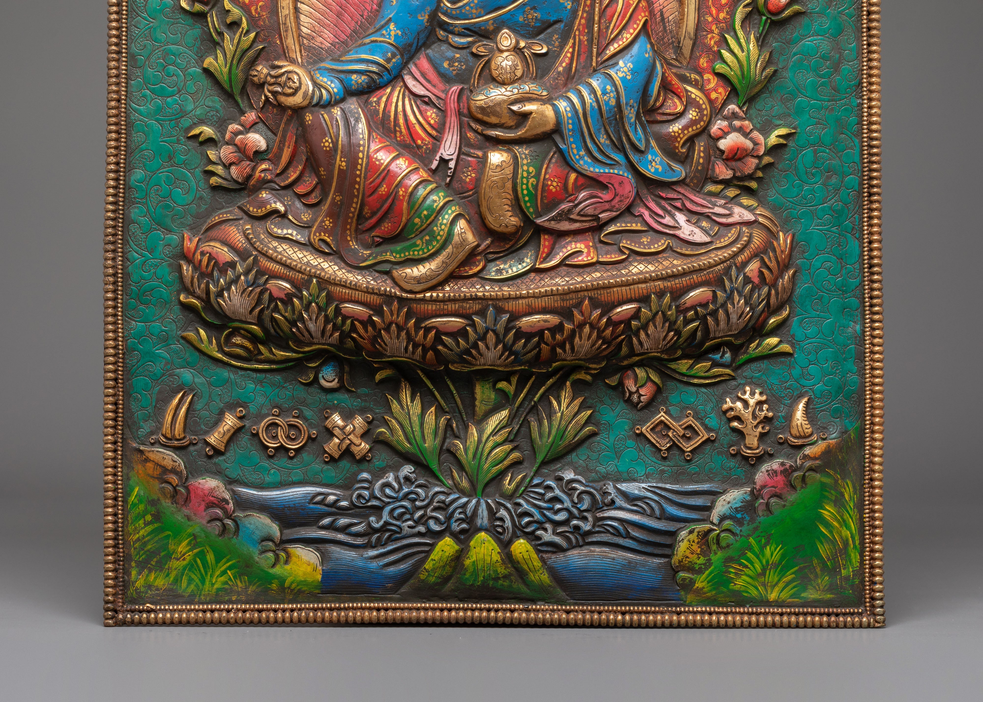 Guru Rinpoche Wall Hanging for Decor | Padmasambhava Wall Art