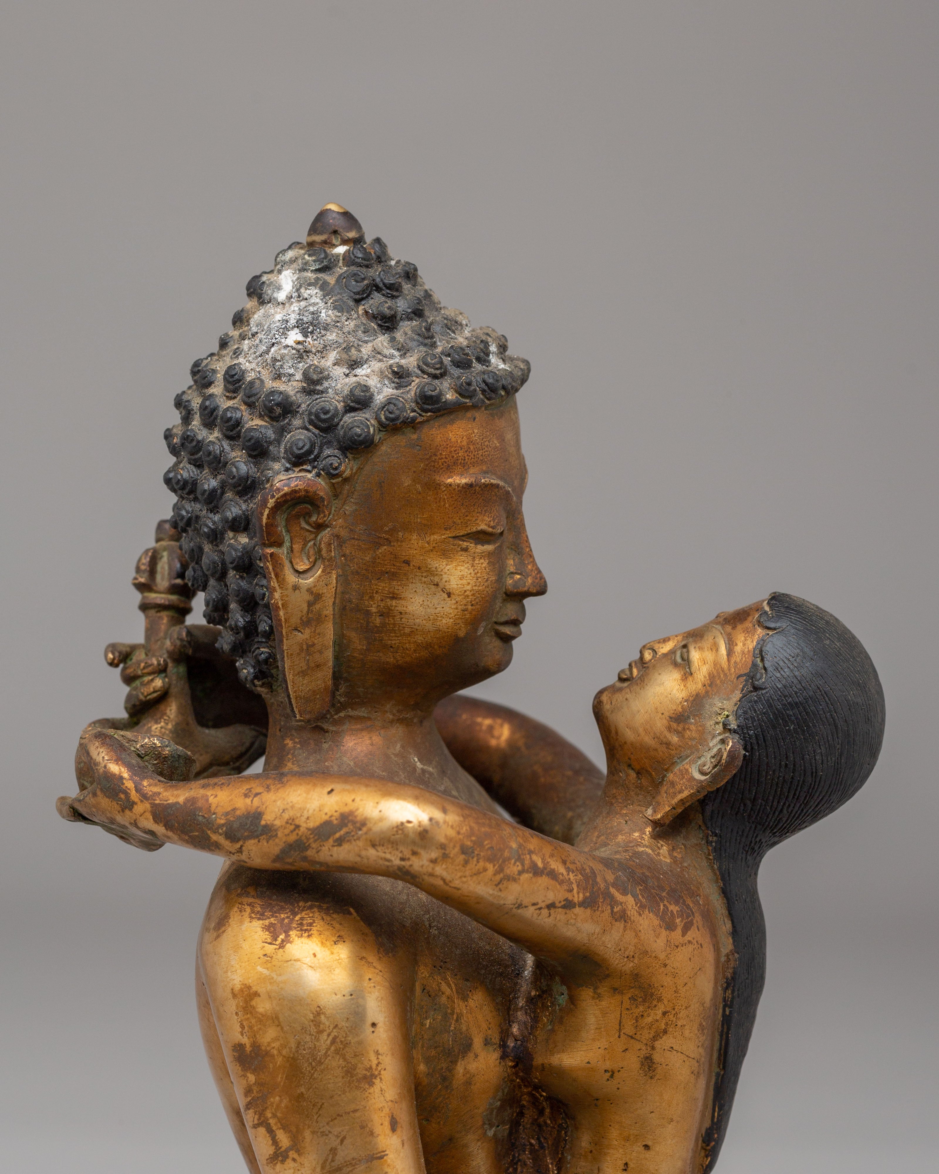 Samantabhadra Buddhist Statue | Spiritual Altar Decor