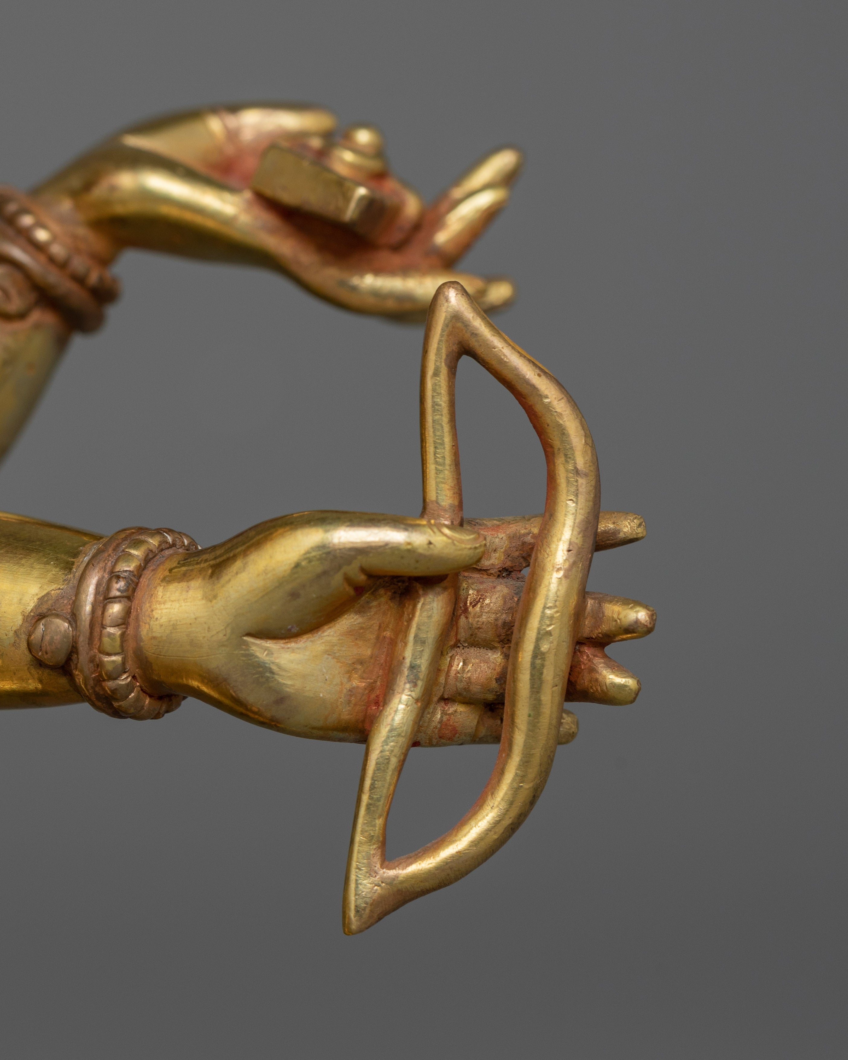 24K Gold Gilded Maha Manjushri Statue |  The Embodiment of Transcendent Wisdom