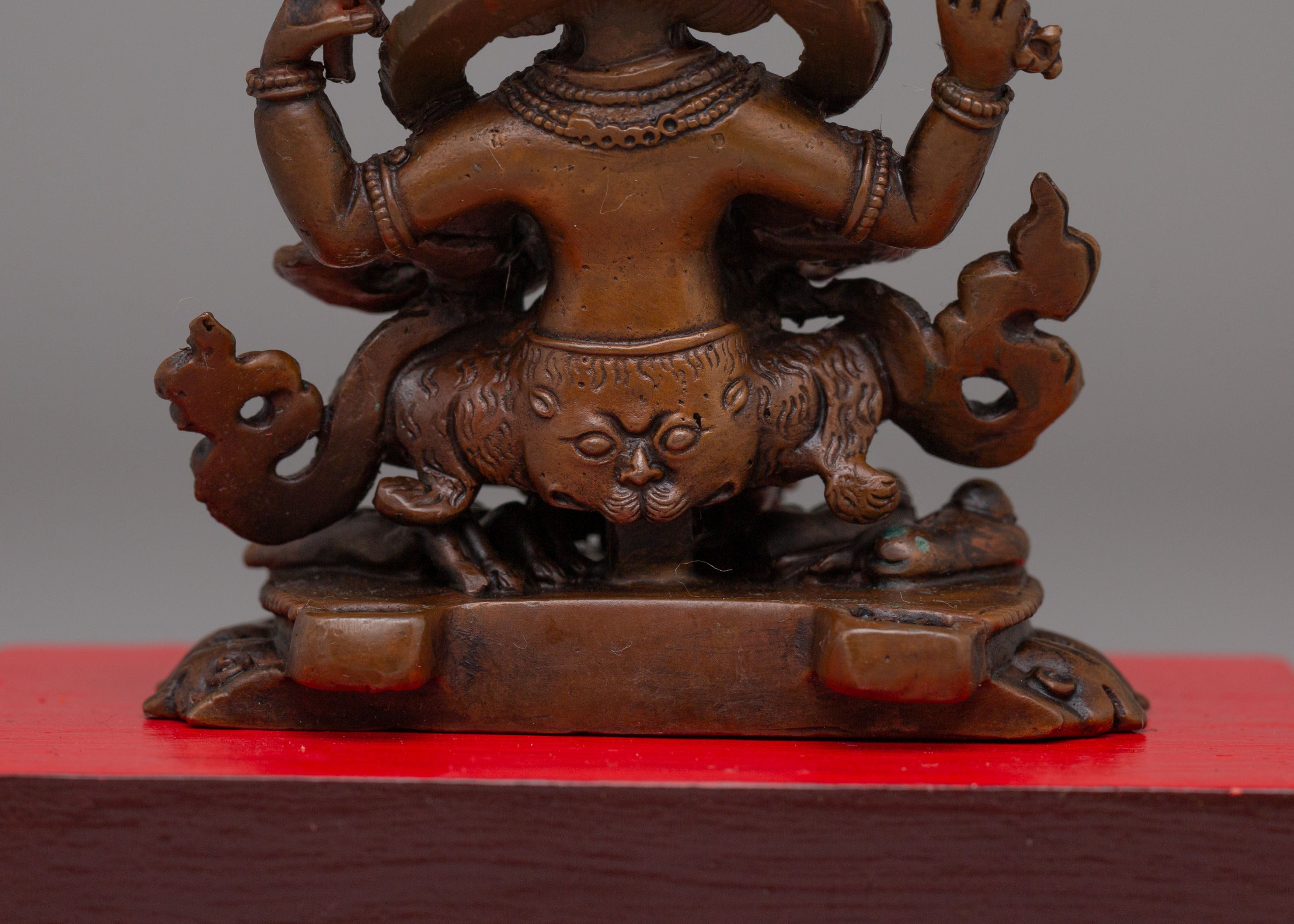 Tibetan Four-Armed Mahakala Statue | Symbolizing Spiritual Protection and Transformation