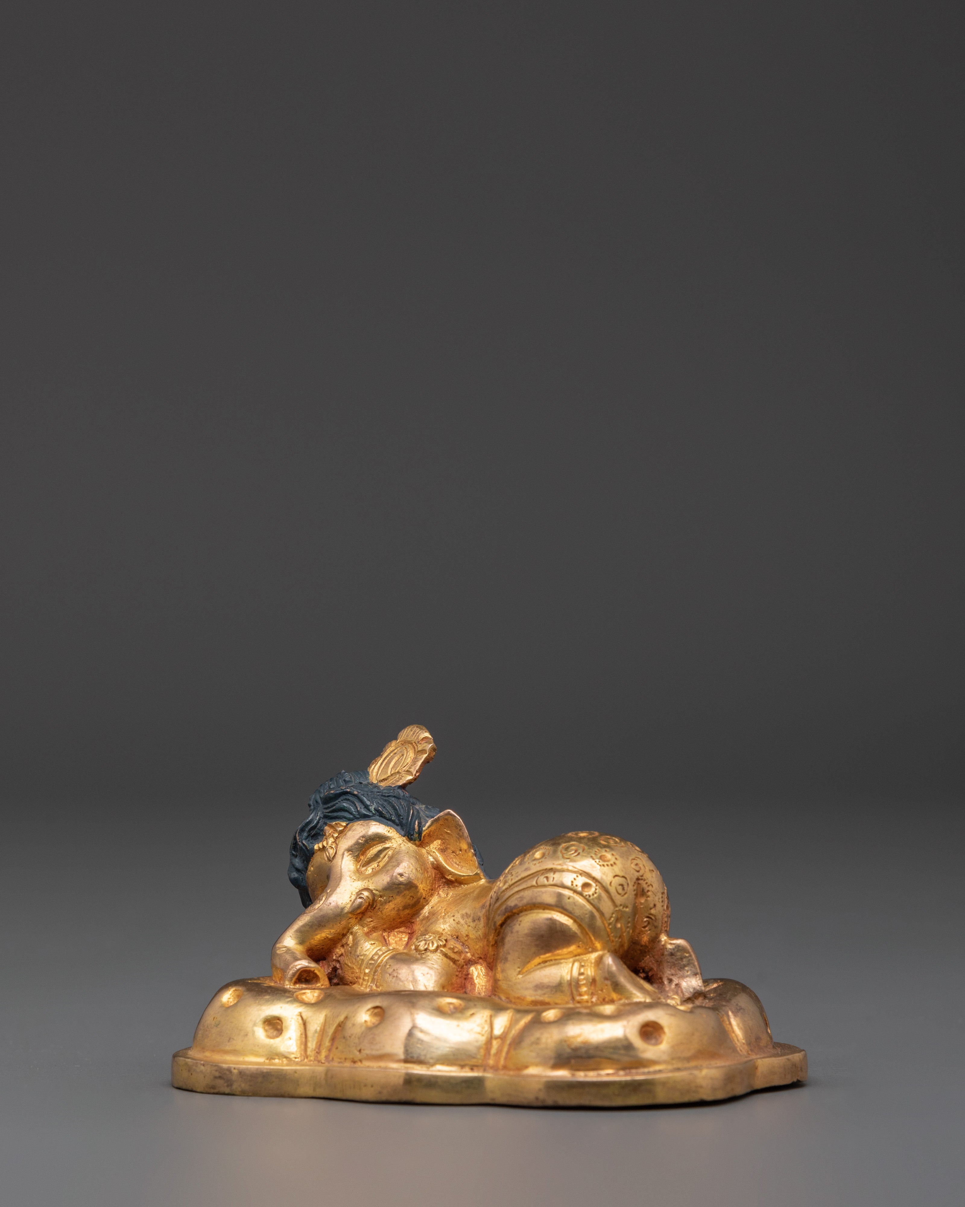 Sleeping Ganesha Figurine | Spiritual Home Decor