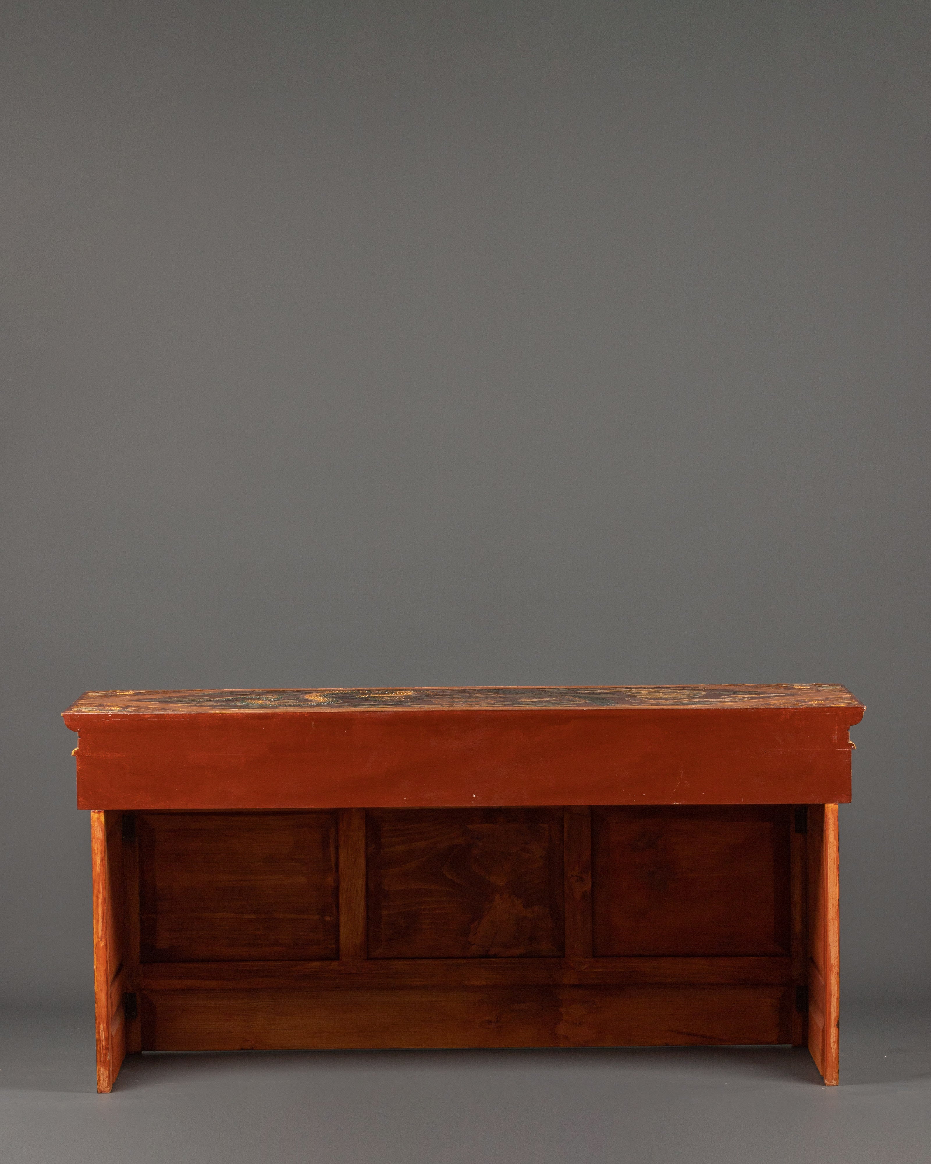 Traditional Tibetan Folding Table | Rituals & Spiritual Spaces