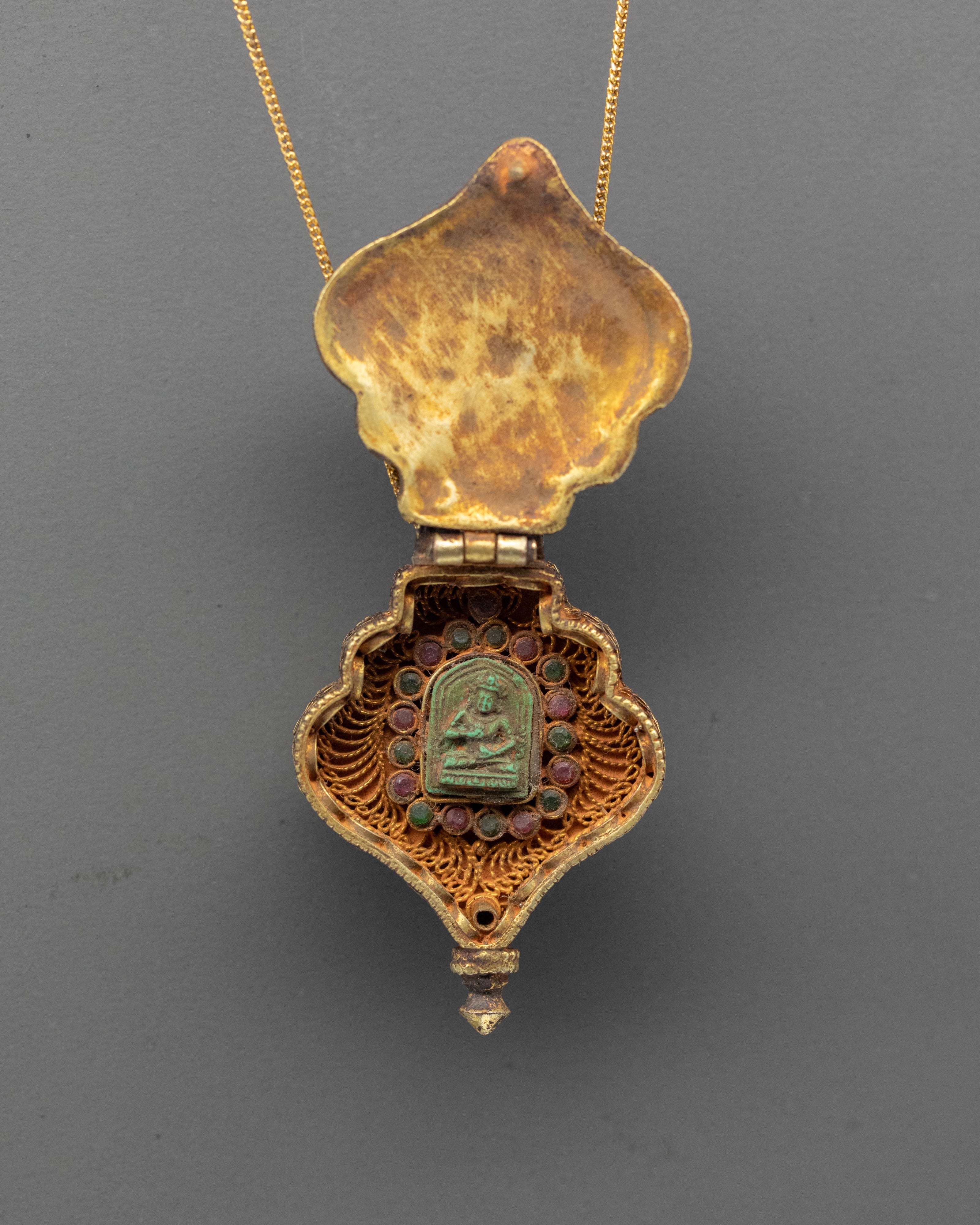 Spiritual Protection Ghau Box Locket | Buddhist Locket