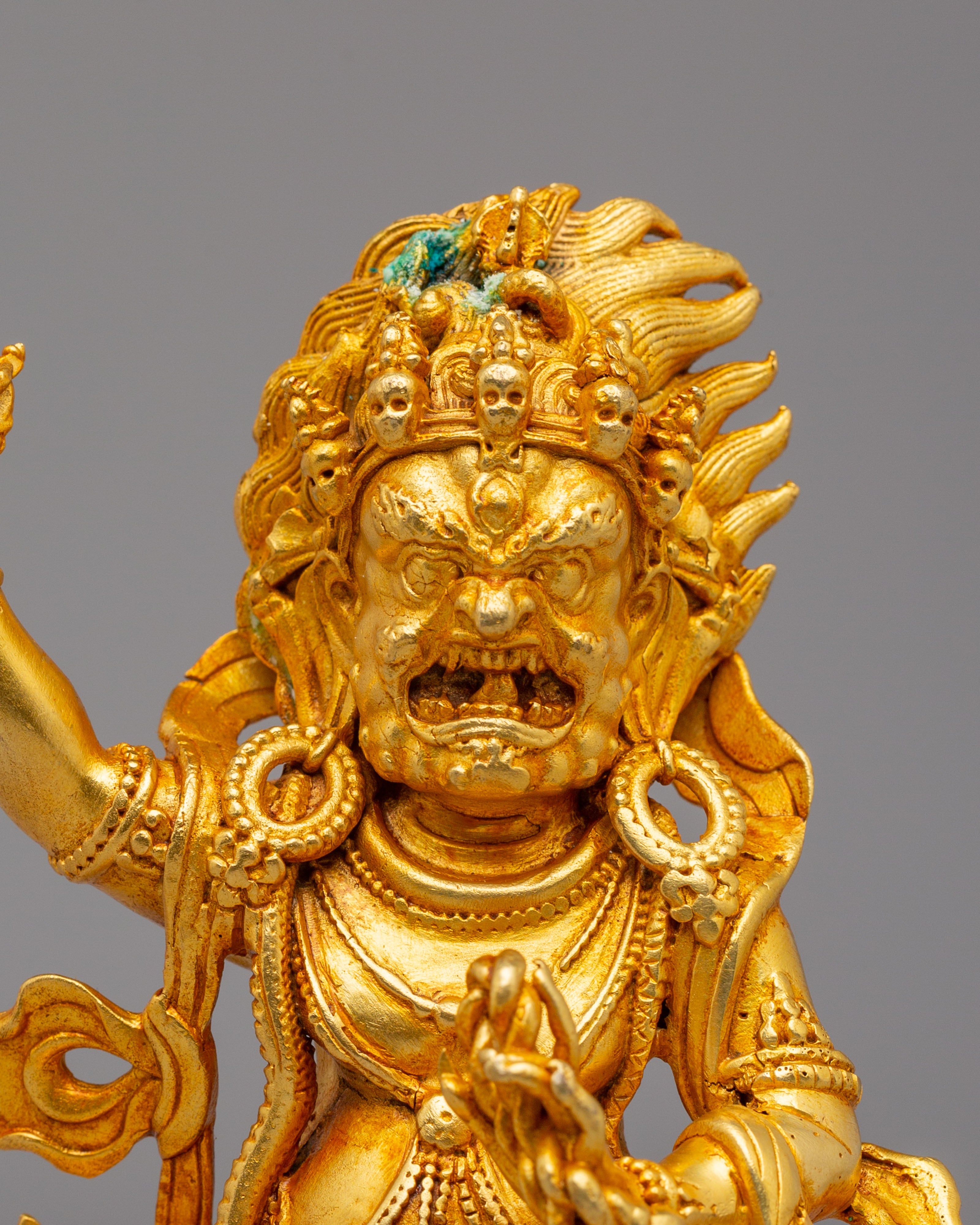 Spiritual Himalayan Vajrapani Statue | Symbol of Enlightened Power and Protection