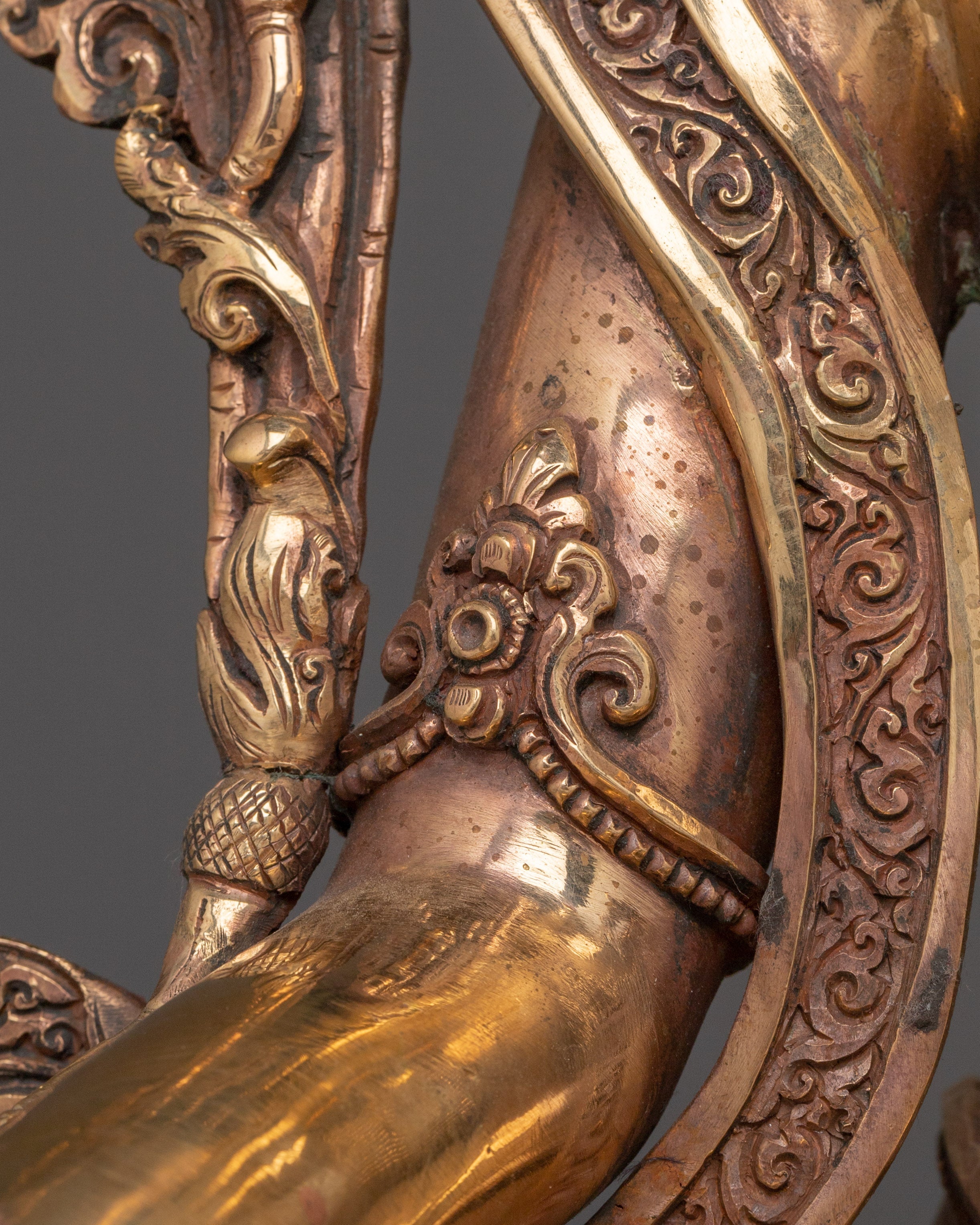 Sacred Compassion Deity Green Tara Statue | Tibetan Buddhist Goddess