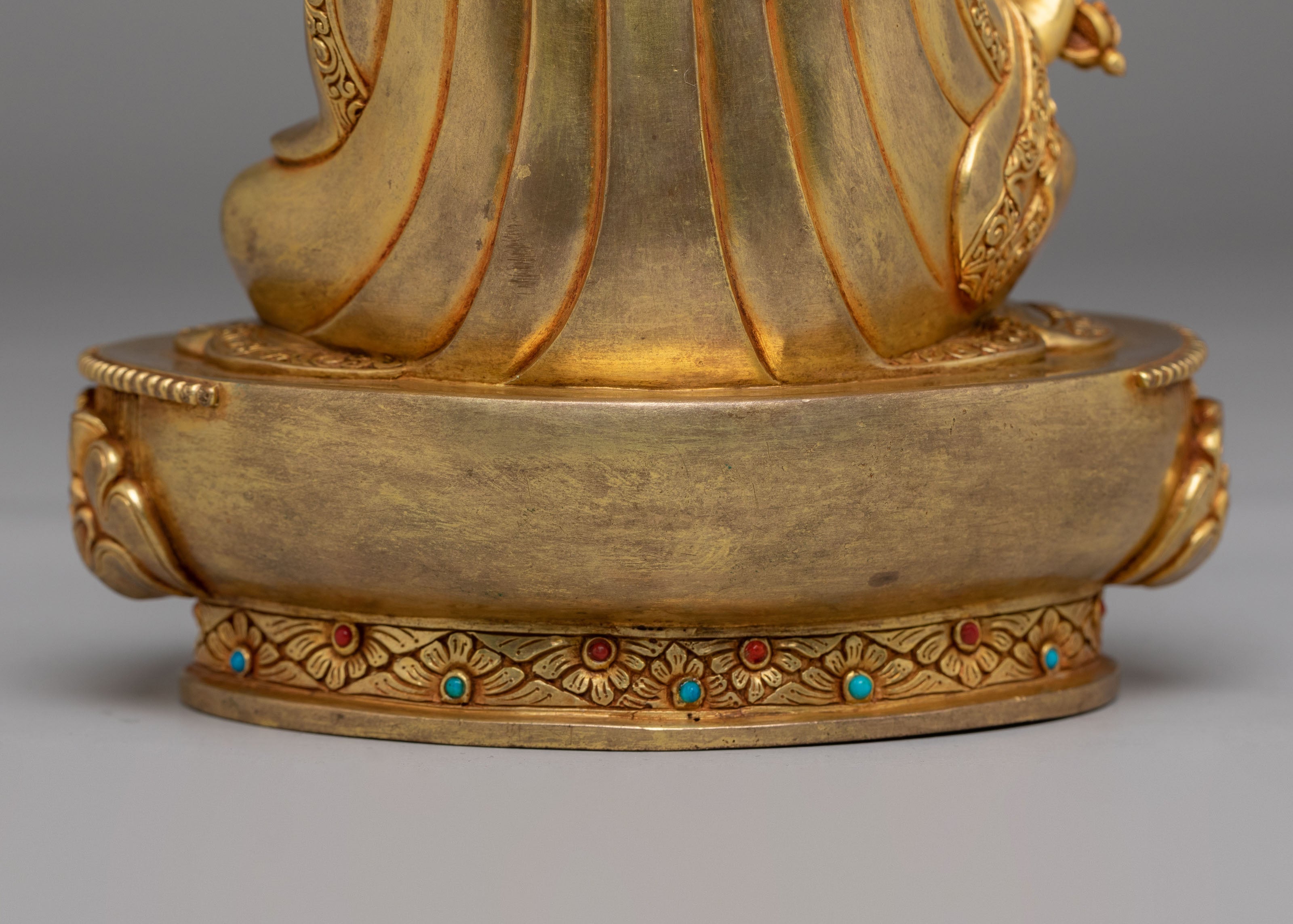 Sacred Padmasambhava Altar Sculpture | Tibetan Buddhist Artwork