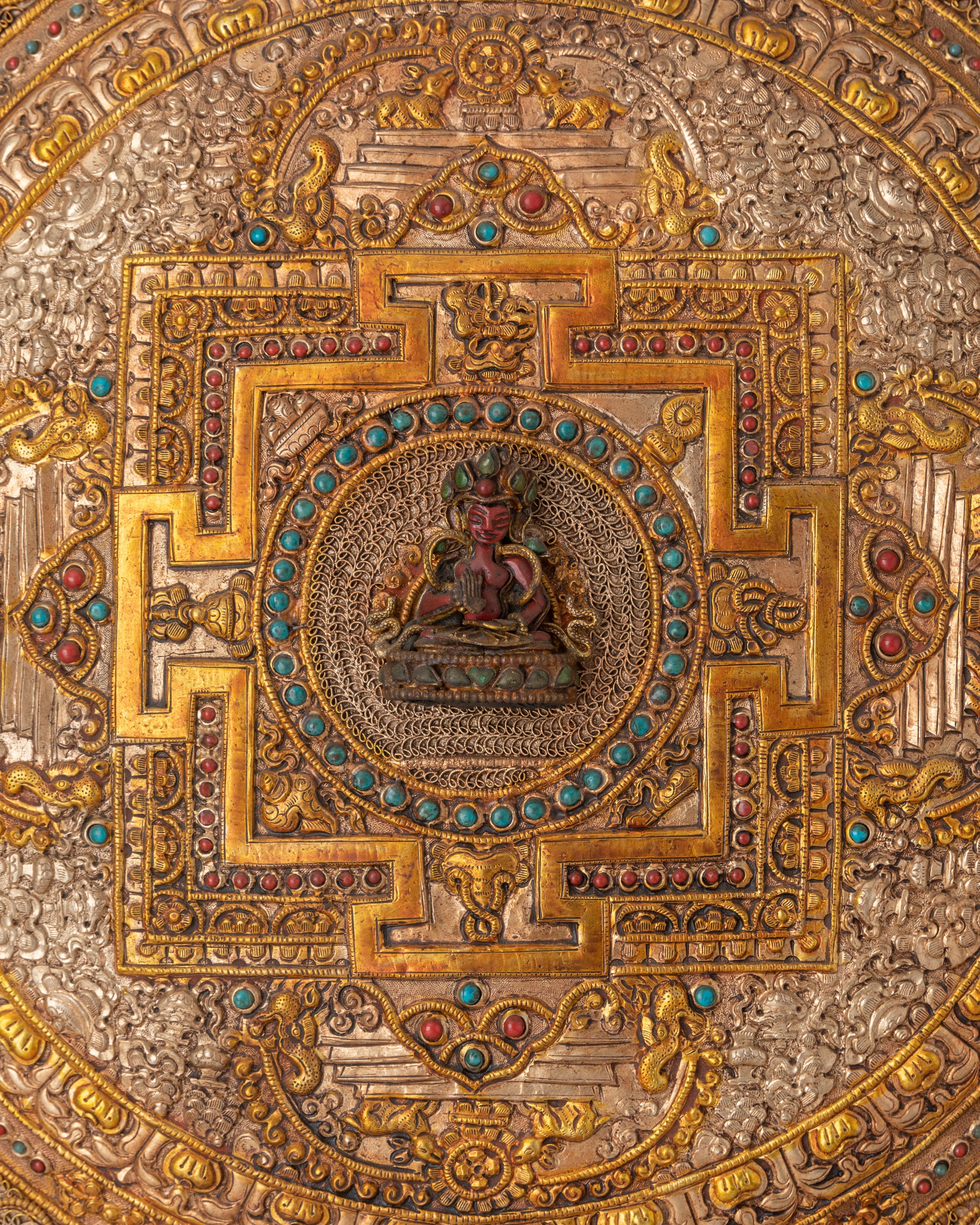 Traditional Handcrafted Wall Hanging | Sacred Buddhist Art