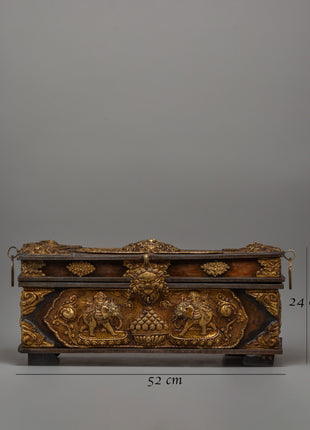 Brass Treasure Box | A Timeless Storage Chest
