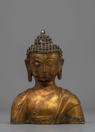 Handcrafted Buddha Head Figurine