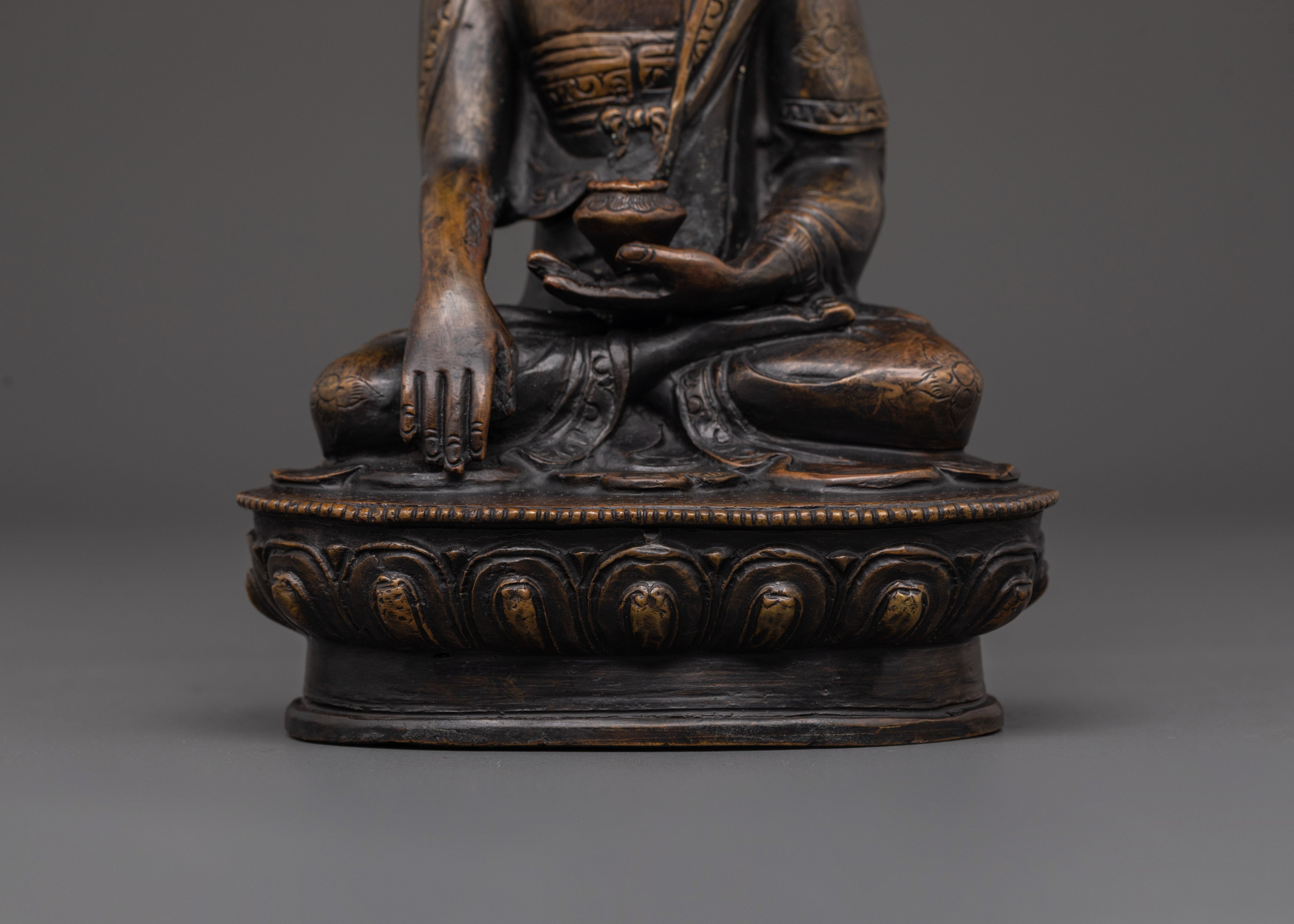 Handcrafted Historical Buddha Shakyamuni | Enlightened Teacher of Buddhism