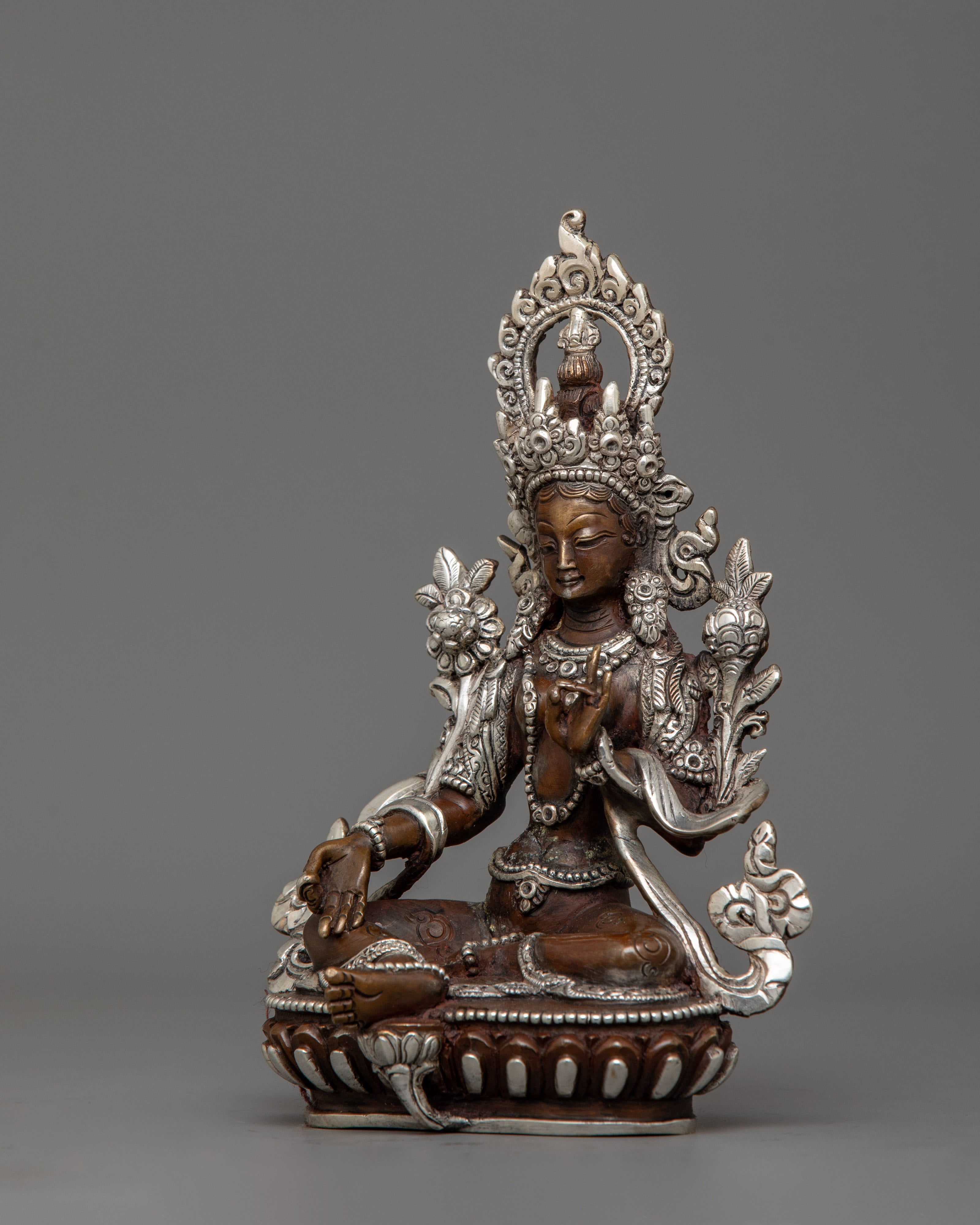 Swift Liberator Green Tara Figurine | Deity of Compassion and Peace